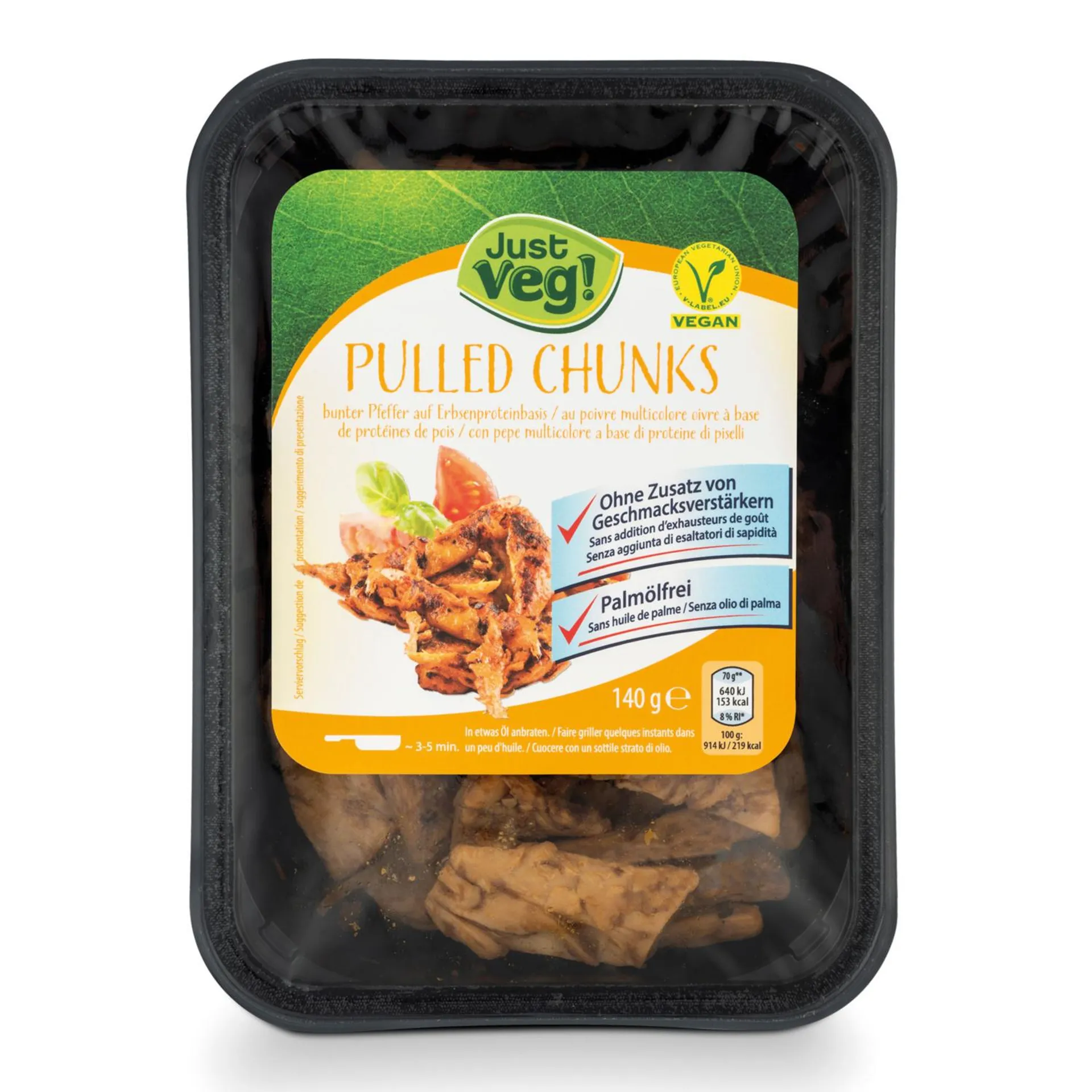 JUST VEG! Veggie-Sortiment, Pulled Chunks