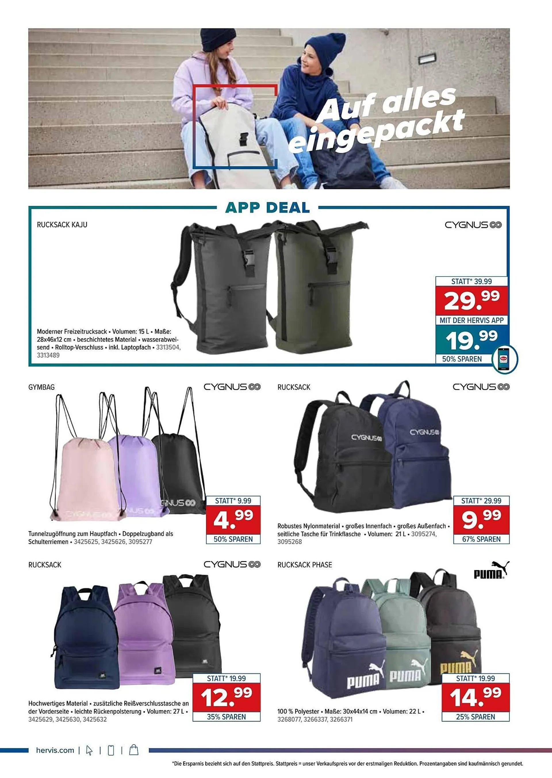 Hervis Flugblatt von 11. August bis 25. August 2024 - Flugblätt seite  4