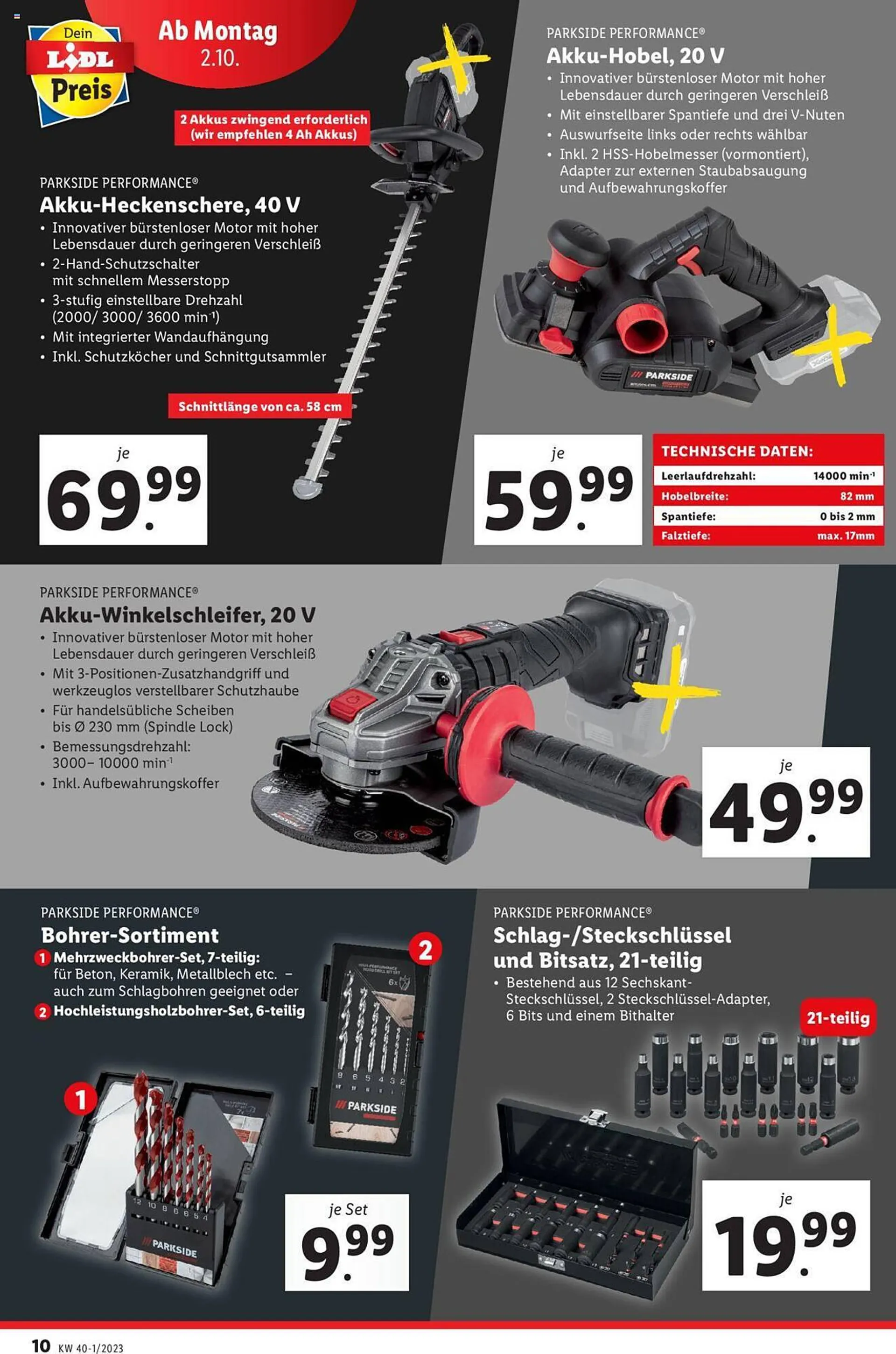 Lidl Flugblatt von 2. Oktober bis 7. Oktober 2023 - Flugblätt seite  10