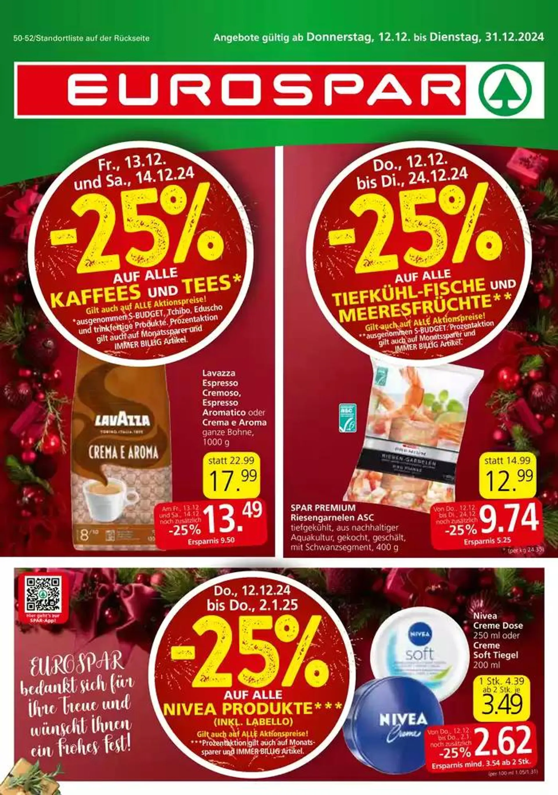 Unsere besten Schnäppchen von 11. Dezember bis 25. Dezember 2024 - Flugblätt seite  1