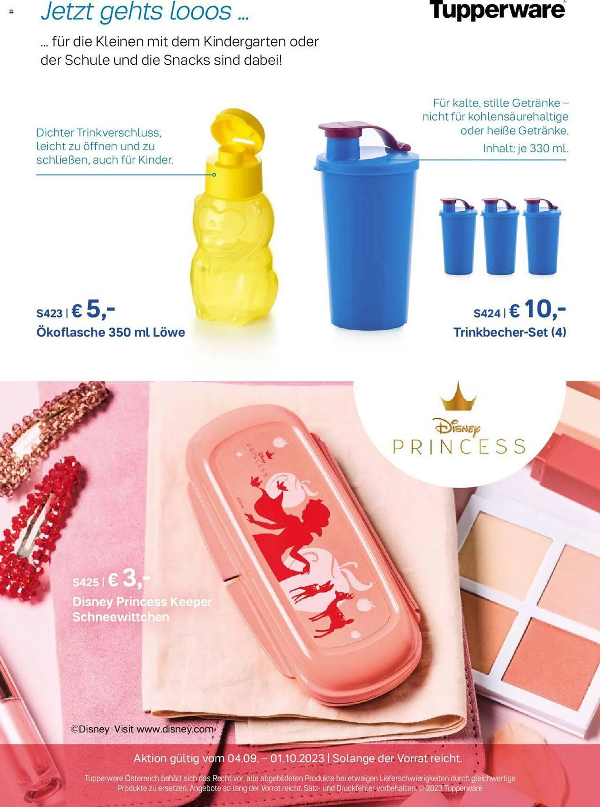 Tupperware Flugblatt von 11. September bis 24. September 2023 - Flugblätt seite  2