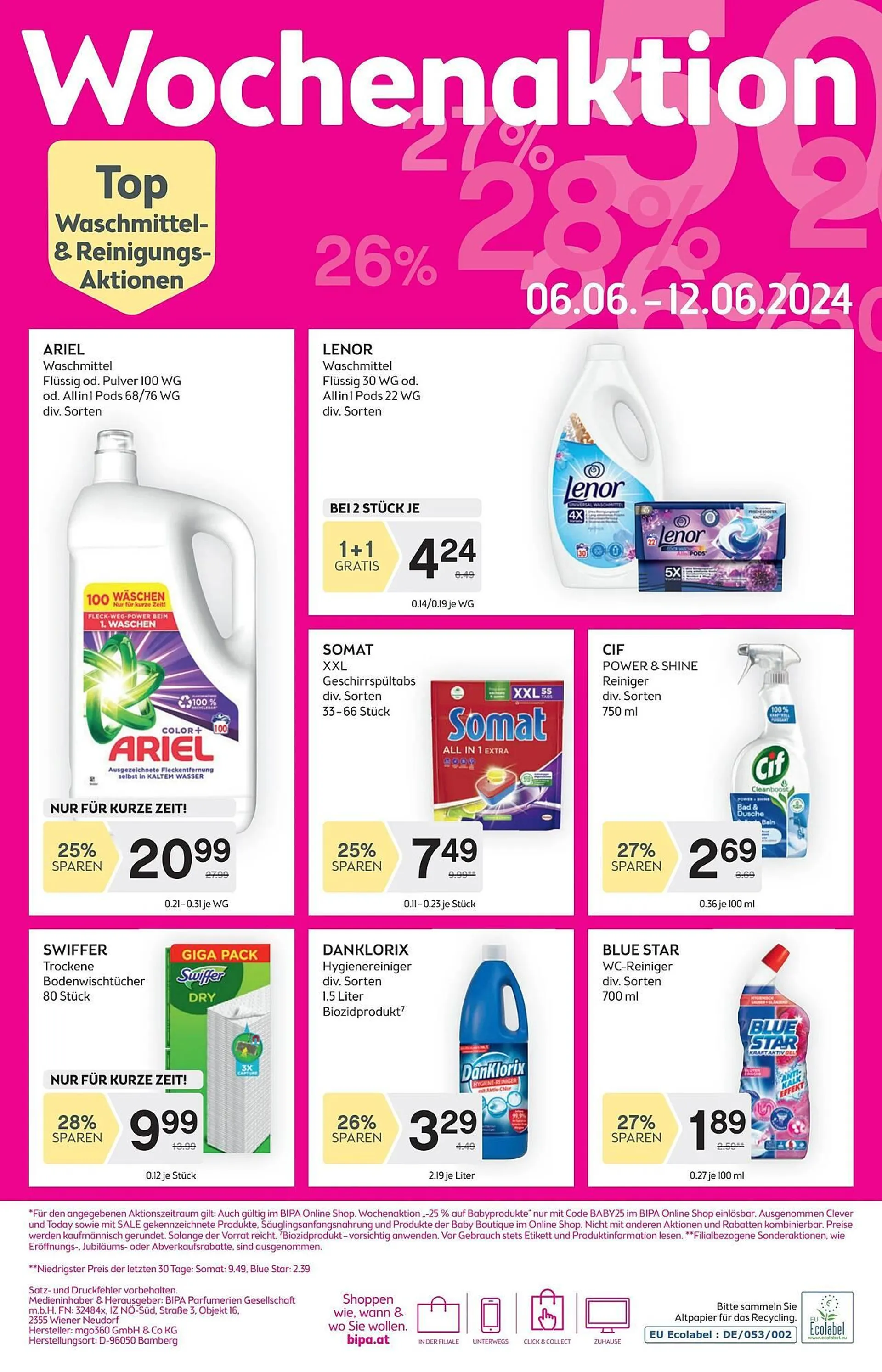 Bipa Flugblatt von 5. Juni bis 19. Juni 2024 - Flugblätt seite  12
