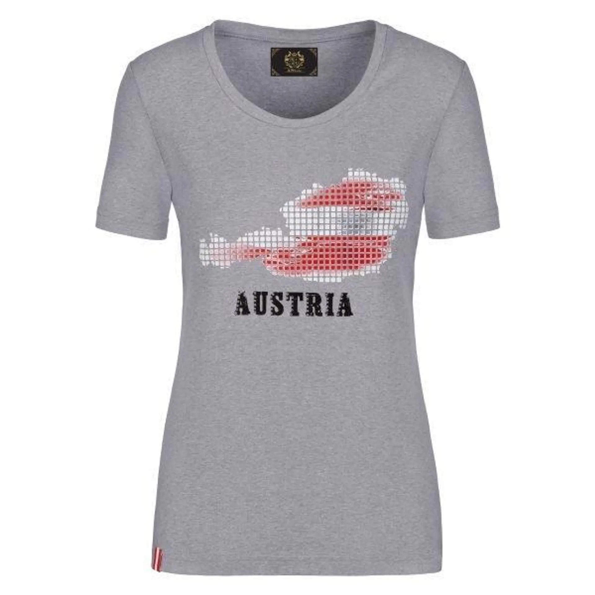 Damen T-Shirt “Österreich”, Grau