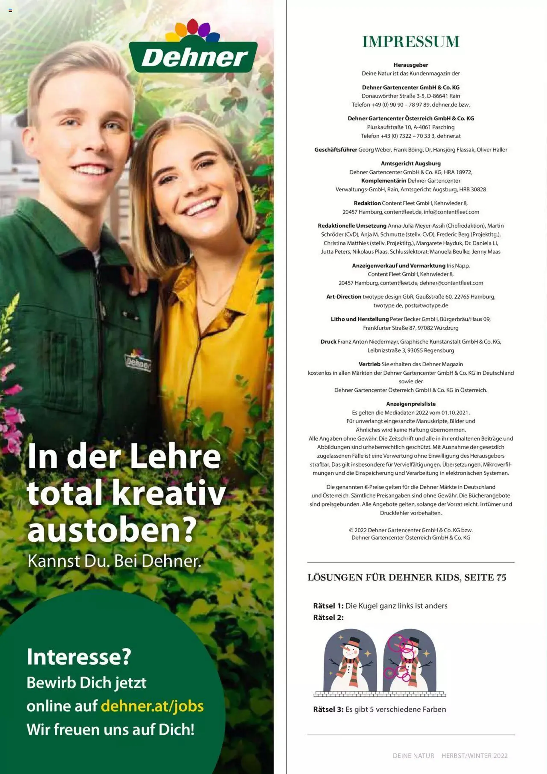 Dehner Flugblatt von 10. Oktober bis 31. Dezember 2023 - Flugblätt seite  98