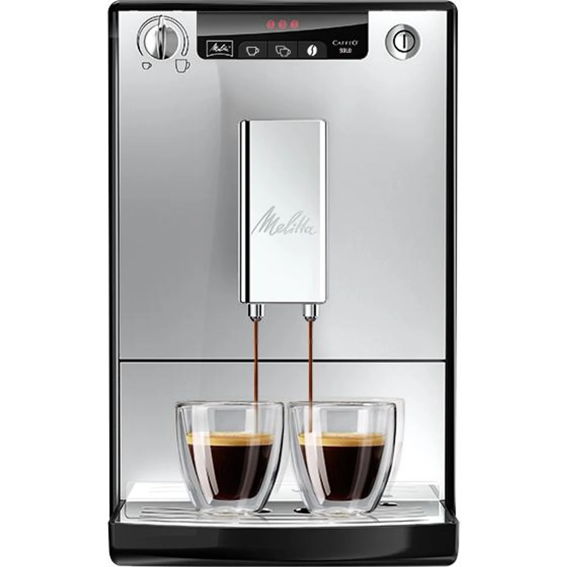 Caffeo® Solo® Kaffeevollautomat, silber-schwarz