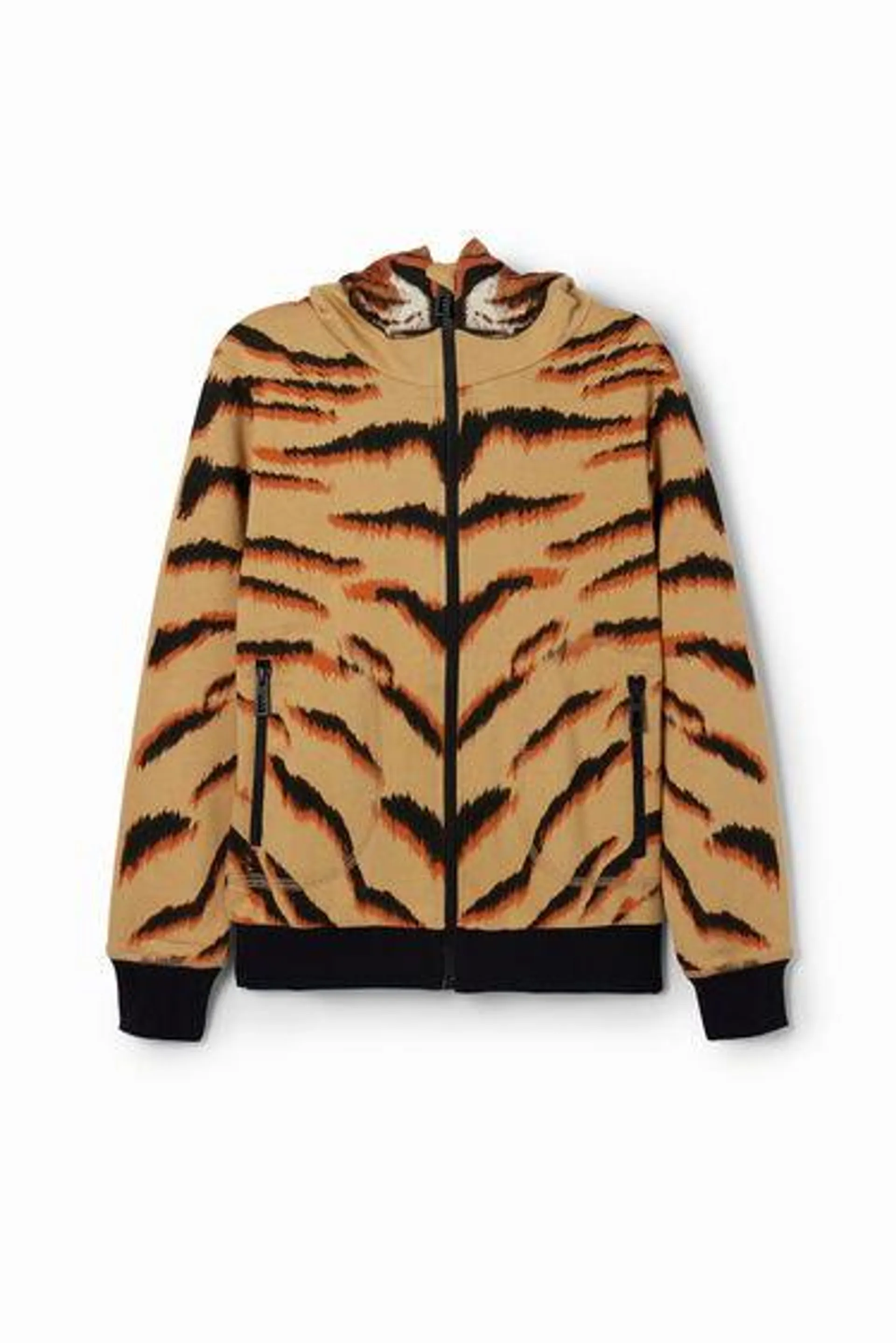 Sweater Kapuze Tiger