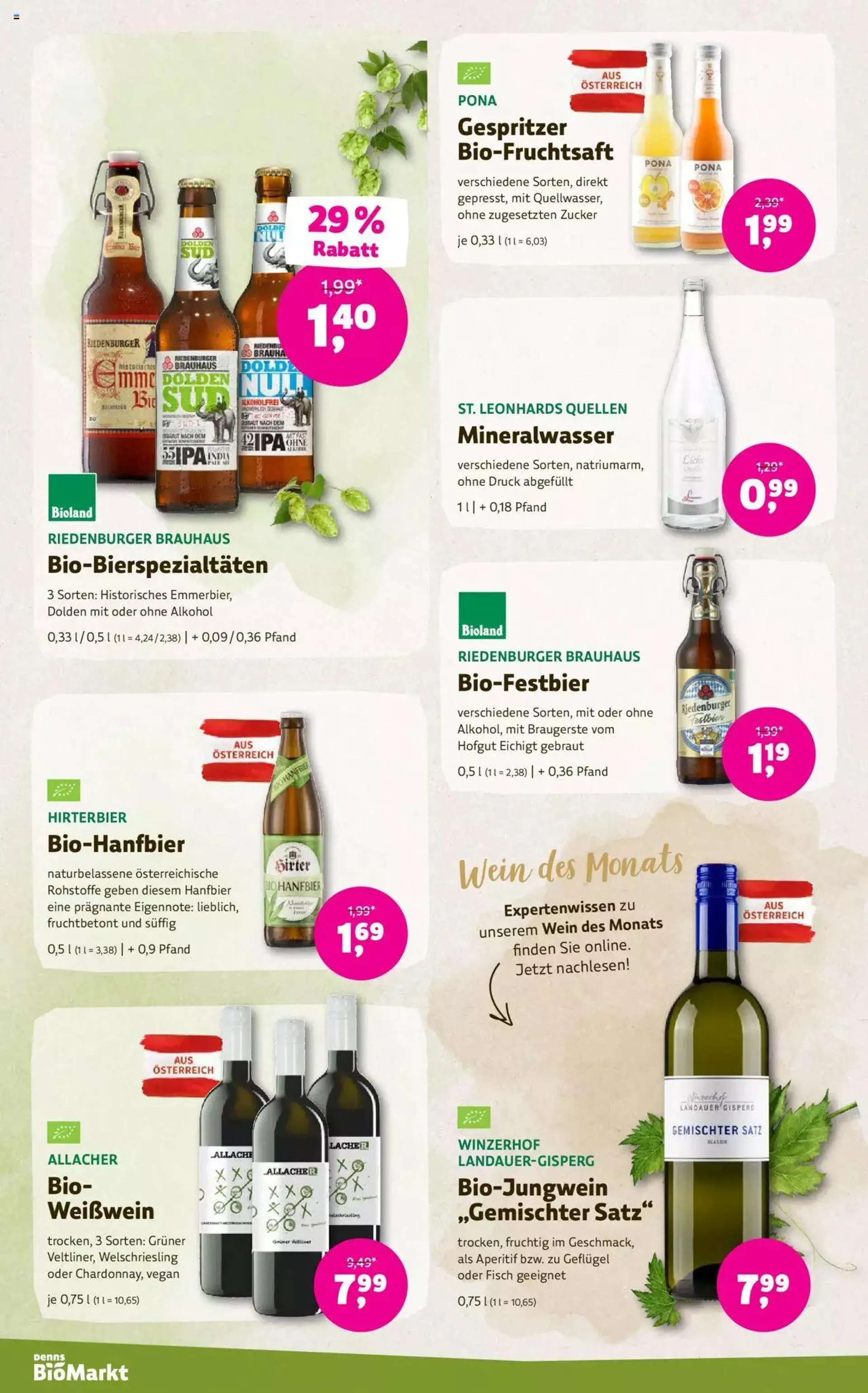 Denns BioMarkt Angebote von 8. Mai bis 21. Mai 2024 - Flugblätt seite  10