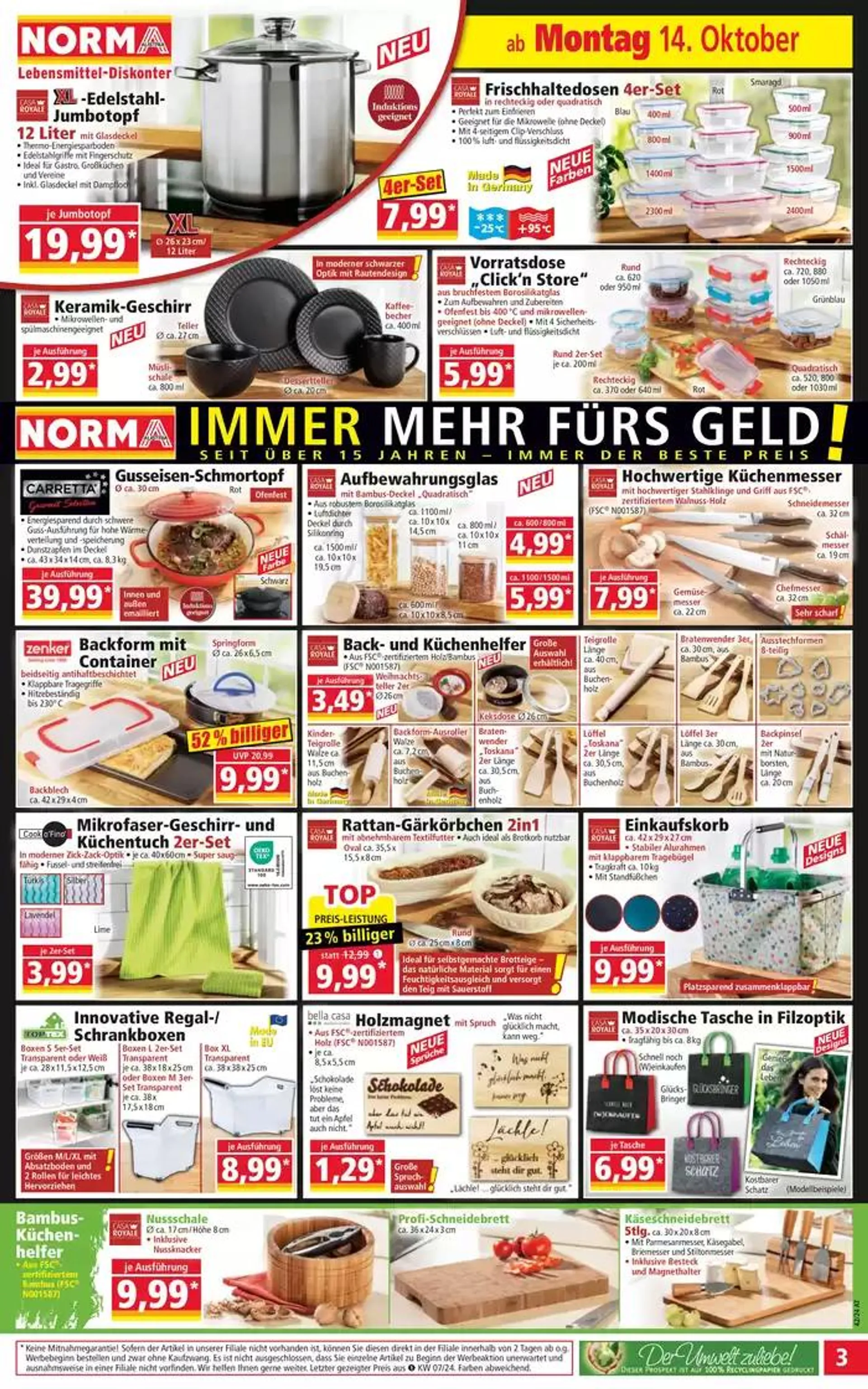 Top-Deals und Rabatte von 14. Oktober bis 18. Oktober 2024 - Flugblätt seite  3