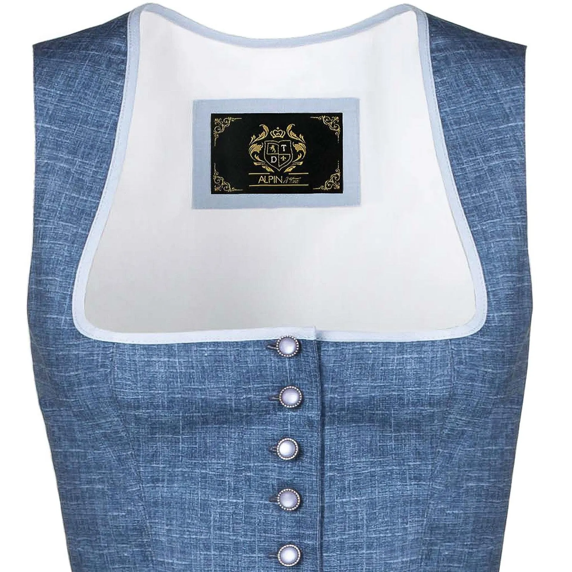 Damen Dirndl “Manuela”, Rauchblau