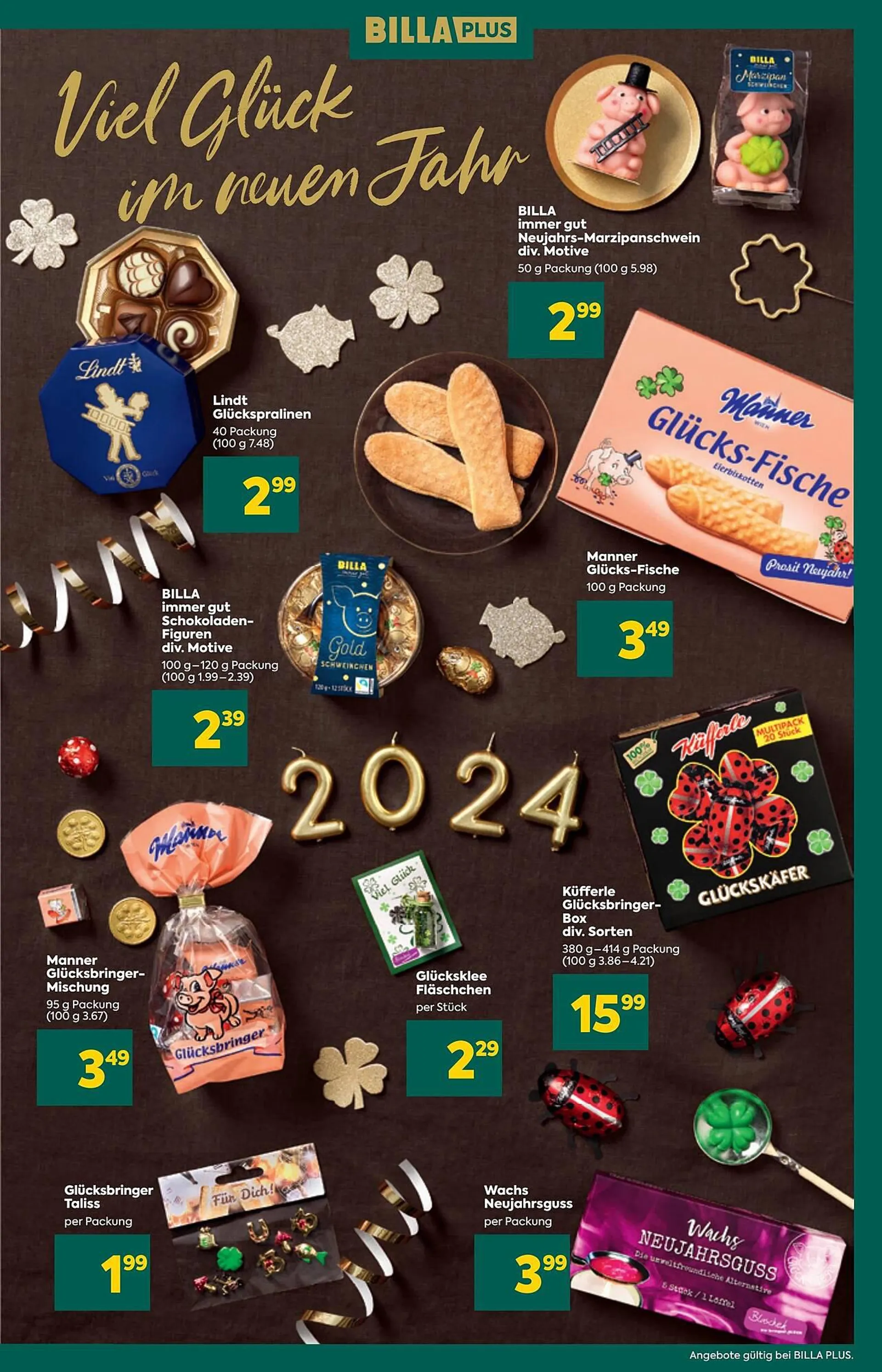 Billa Flugblatt von 26. Dezember bis 30. Dezember 2023 - Flugblätt seite  15