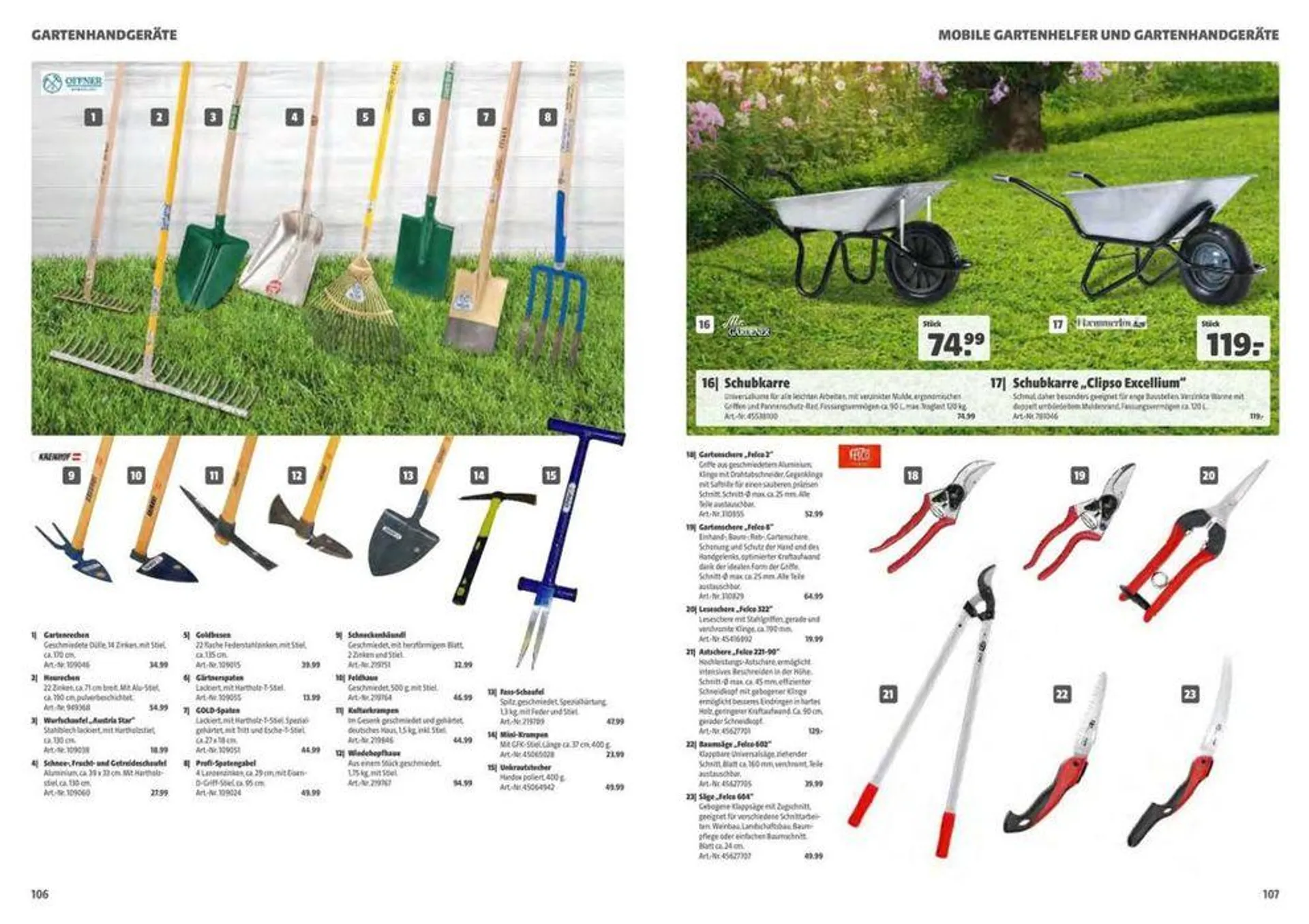 Katalog 2024 GARTENJAHR von 4. März bis 31. Dezember 2024 - Flugblätt seite  104