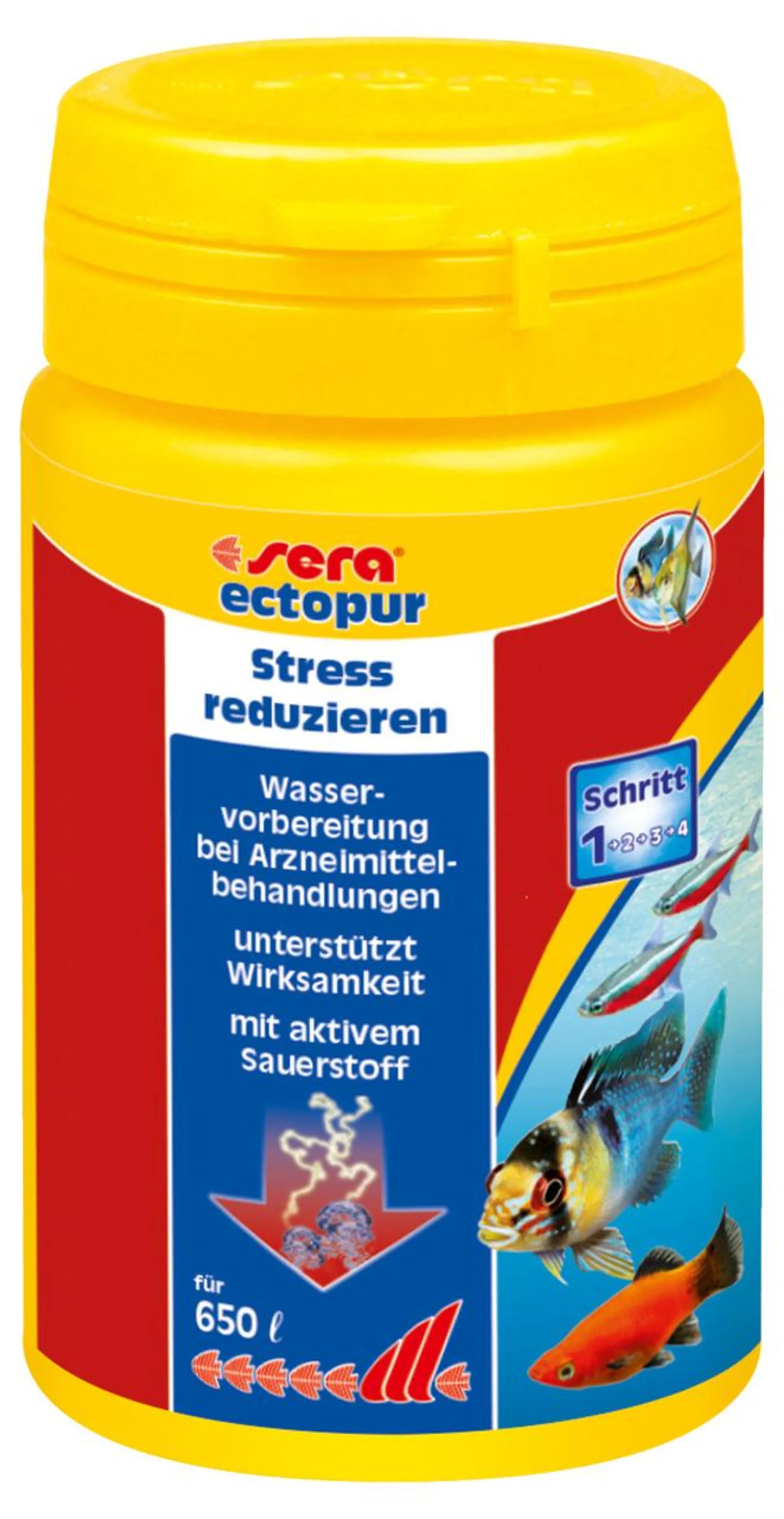 Sparpaket 2 x 130 g Sera ectopur Stressreduktion Aquarium Wasseraufbereitung