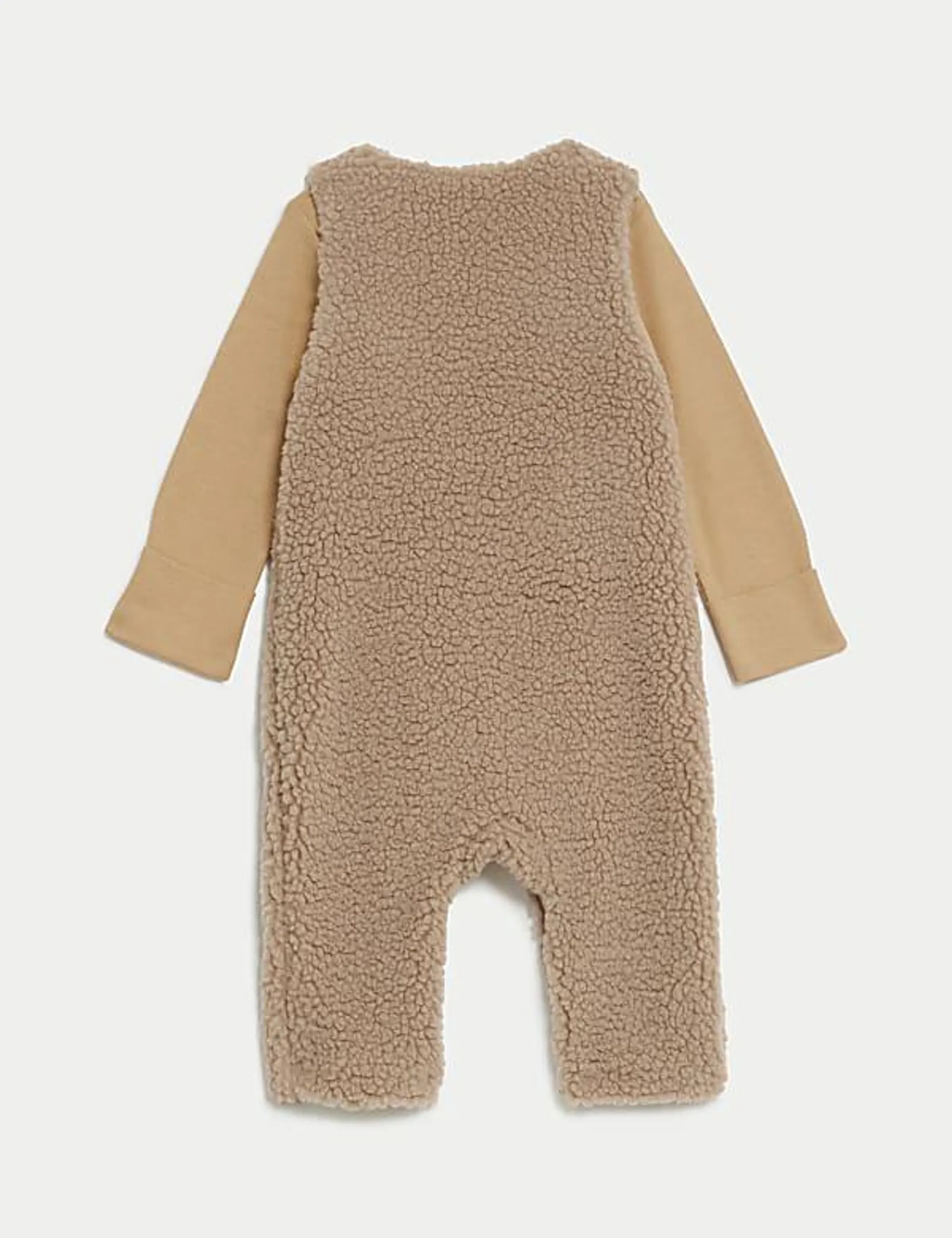 2-teiliges Outfit aus Teddy-Fleece (0–12 M.)