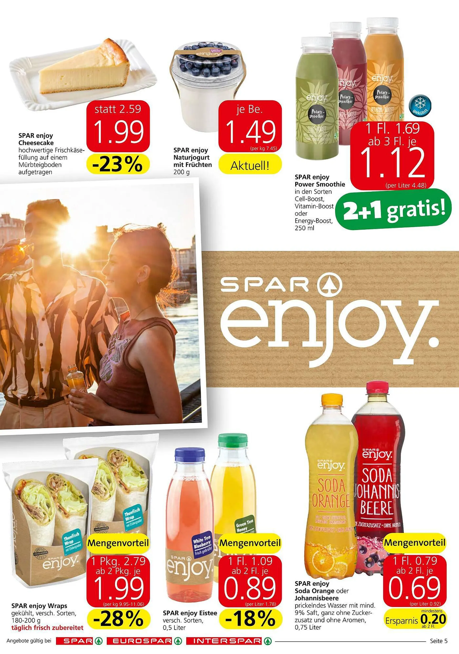 Spar Flugblatt von 14. September bis 27. September 2023 - Flugblätt seite  5