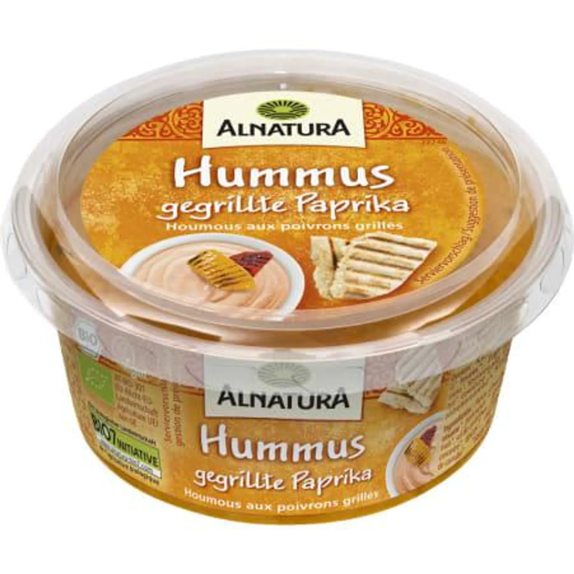 Bio Hummus gegrillte Paprika