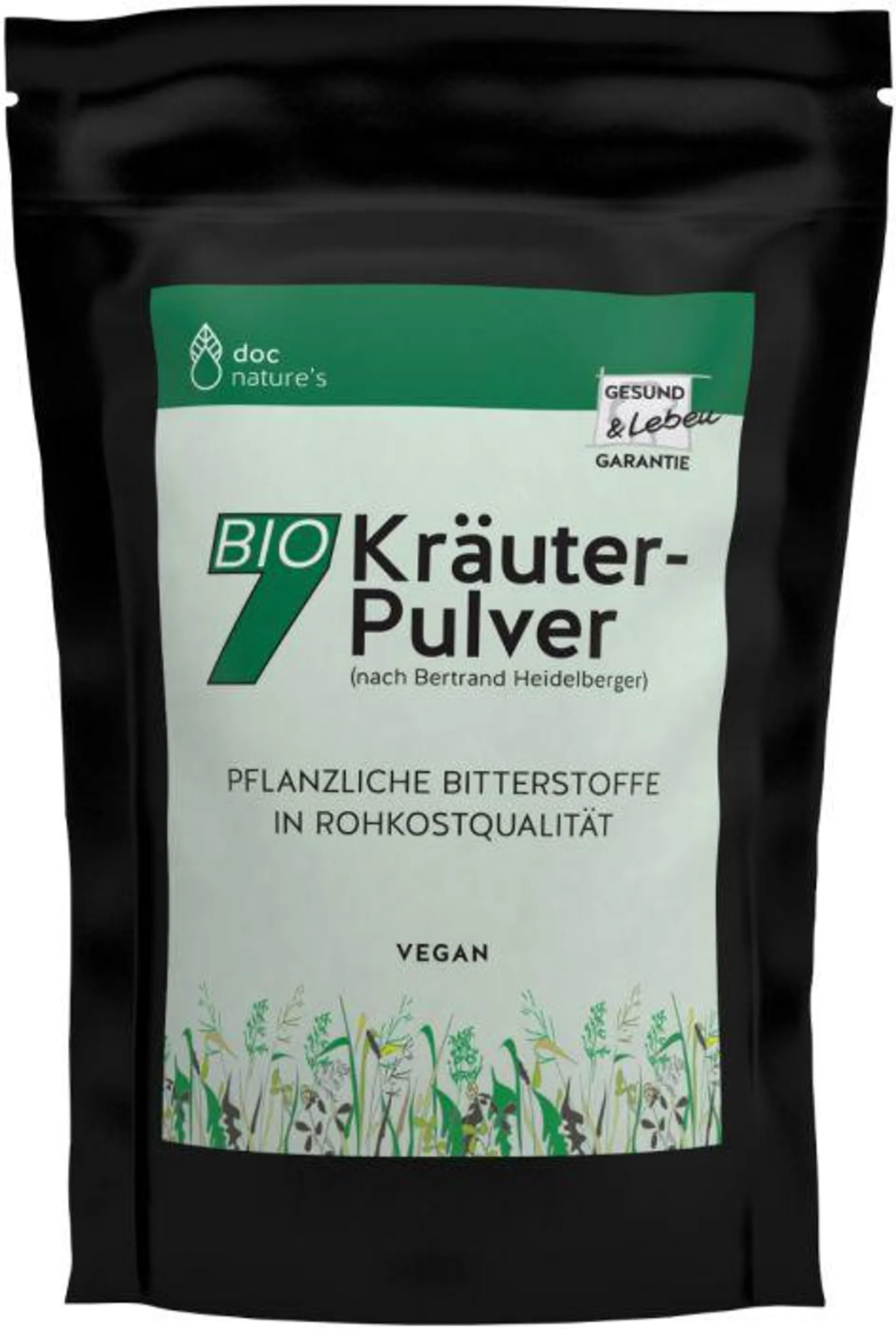 doc nature´s Bio 7-Kräuter-Pulver Nachfüllbeutel 150g