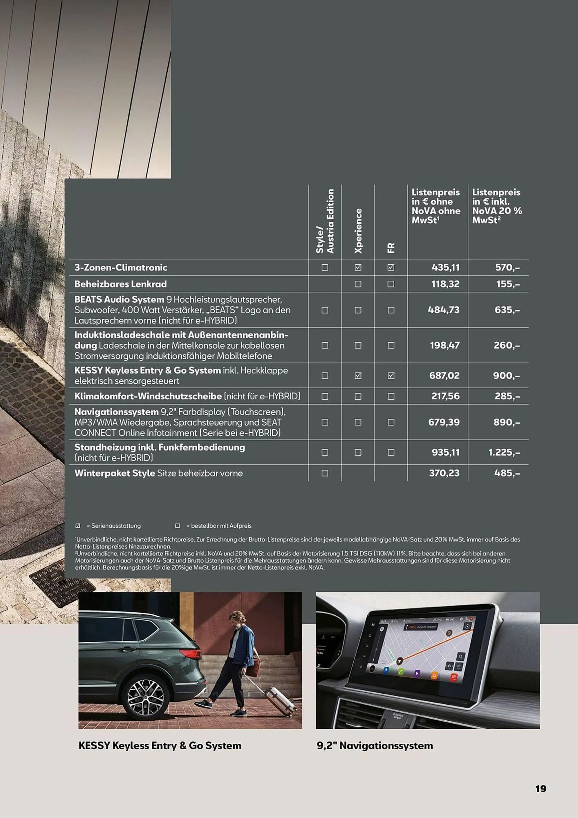 Seat Tarraco Flugblatt von 3. November bis 3. November 2024 - Flugblätt seite  19