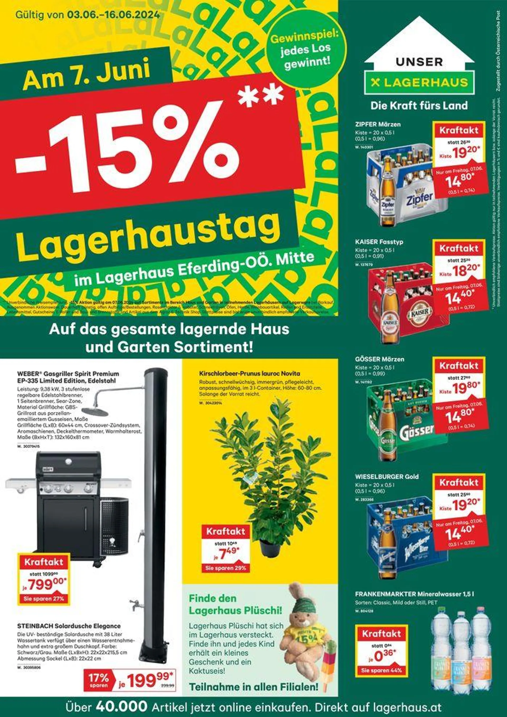 Lagerhaustag 2024 von 12. Juni bis 26. Juni 2024 - Flugblätt seite  1