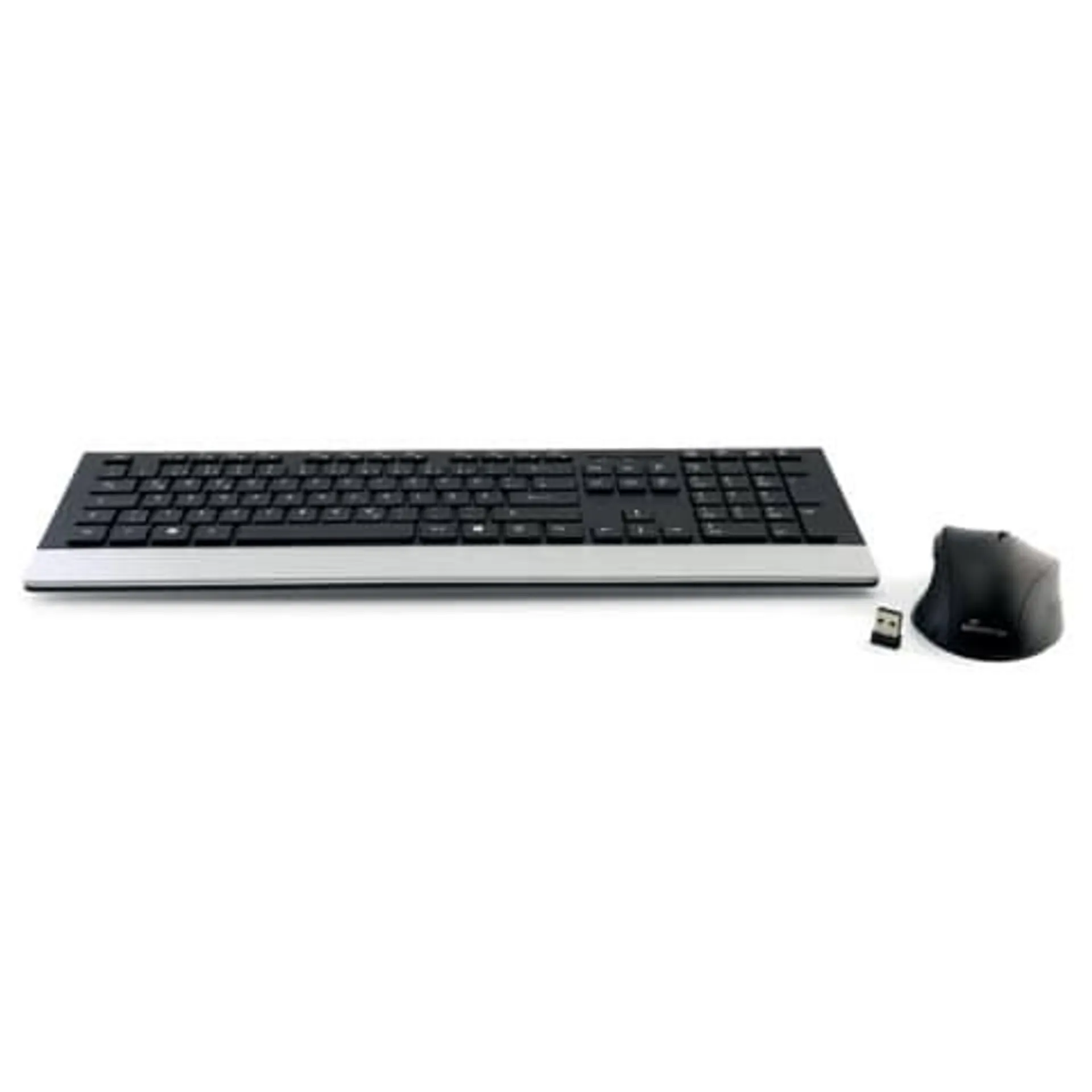 Tastatur +Maus Set schwarz/silber Funk MEDIARANGE MROS105