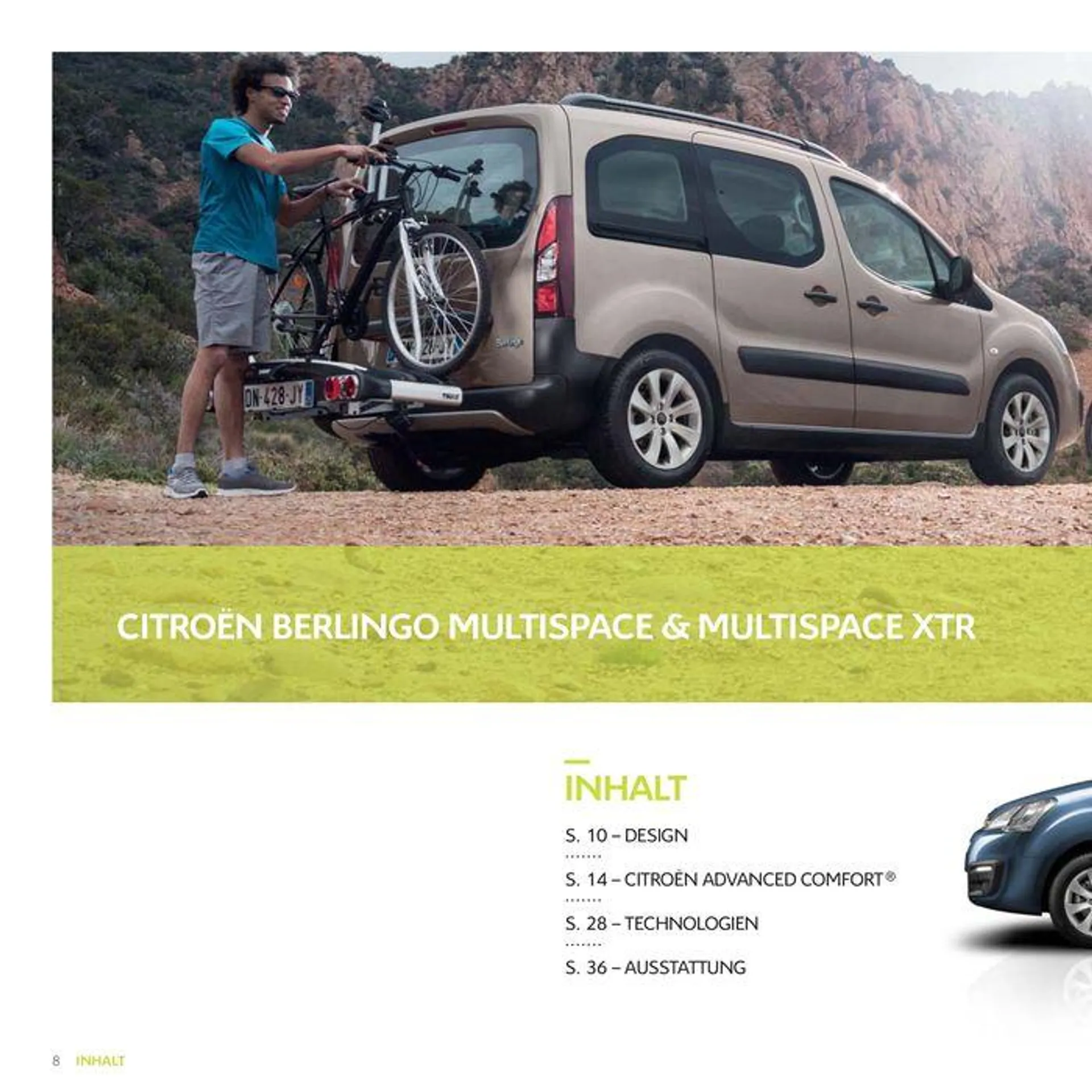 Citroen Berlingo Multispace von 2. November bis 2. November 2024 - Flugblätt seite  8