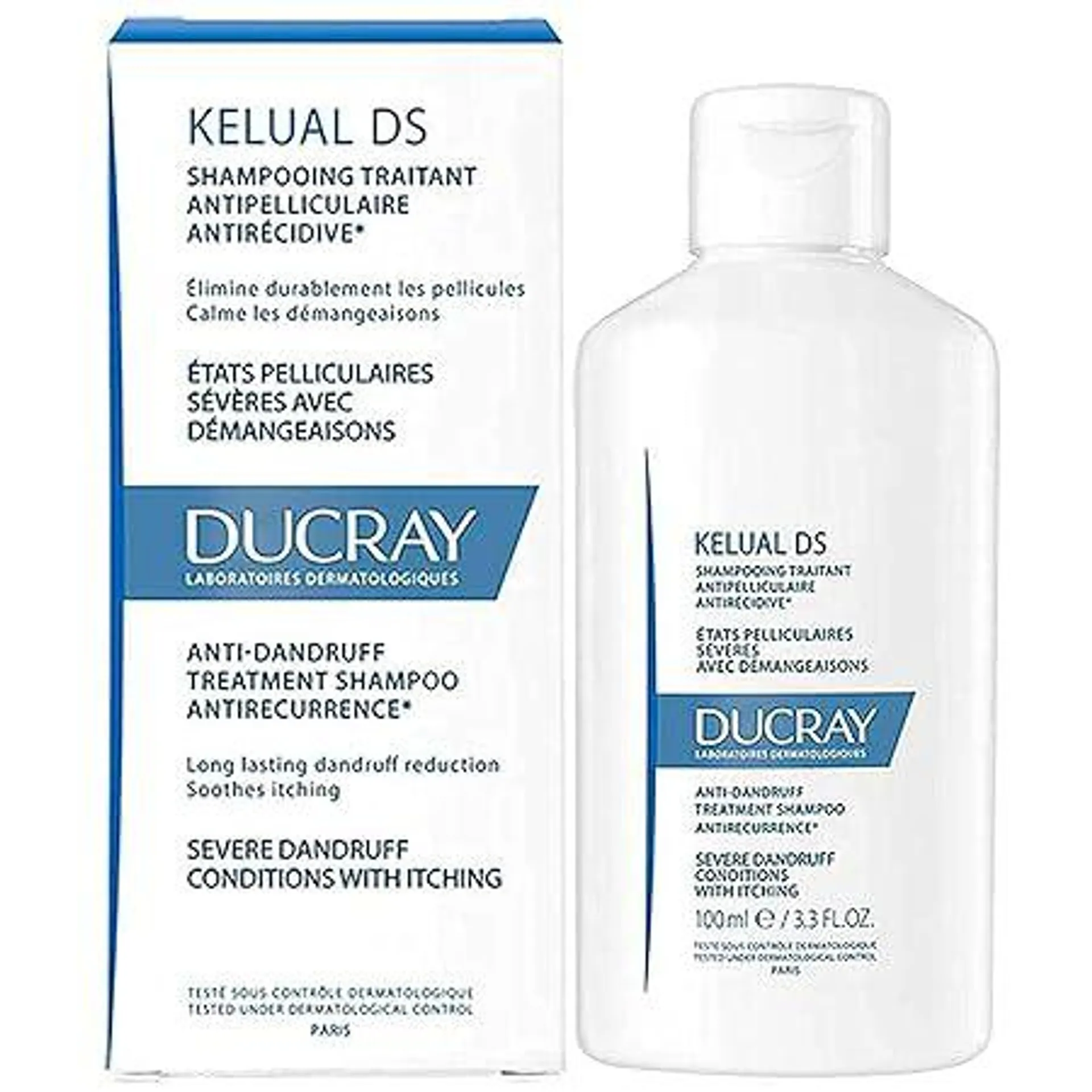 Pierre Fabre Ducray Kelual DS- Anti-Schuppen Shampoo - 100 ml, transparent