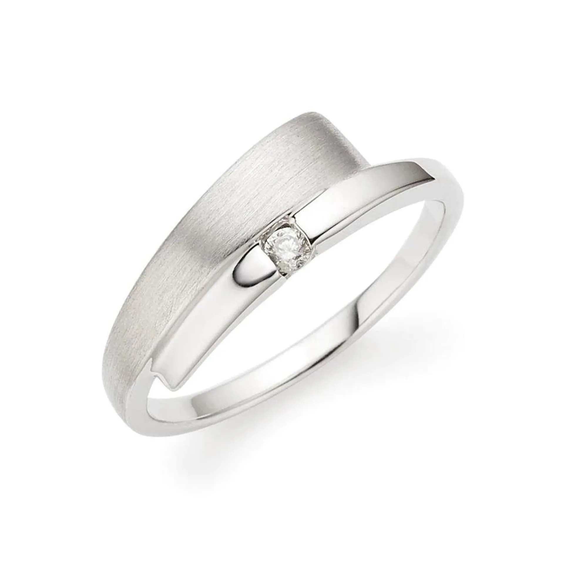 Bruno Banani Fingerring »Schmuck Geschenk Silber 925 Damenring«, mit Zirkonia (synth.)