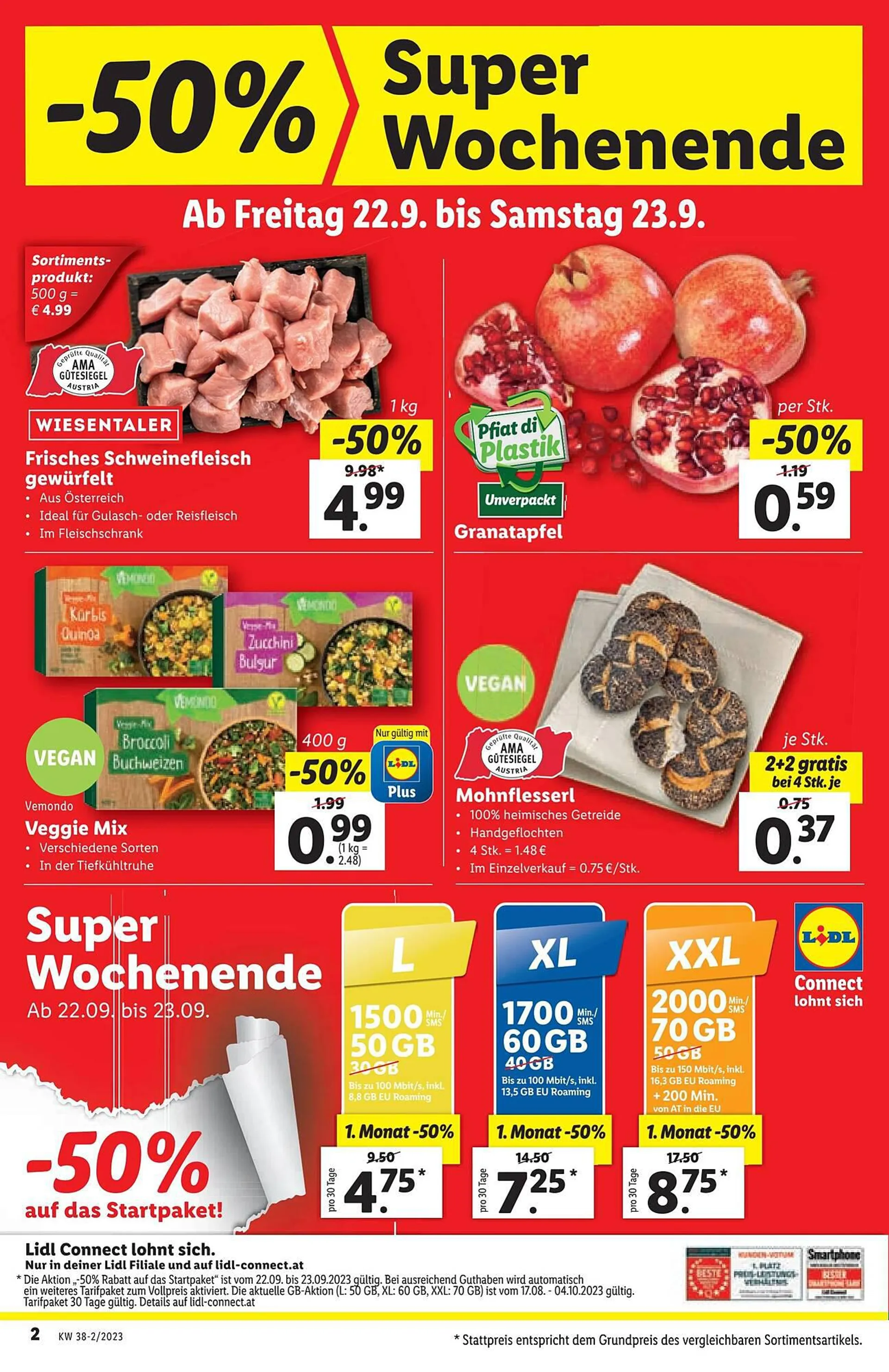 Lidl Flugblatt von 21. September bis 27. September 2023 - Flugblätt seite  2