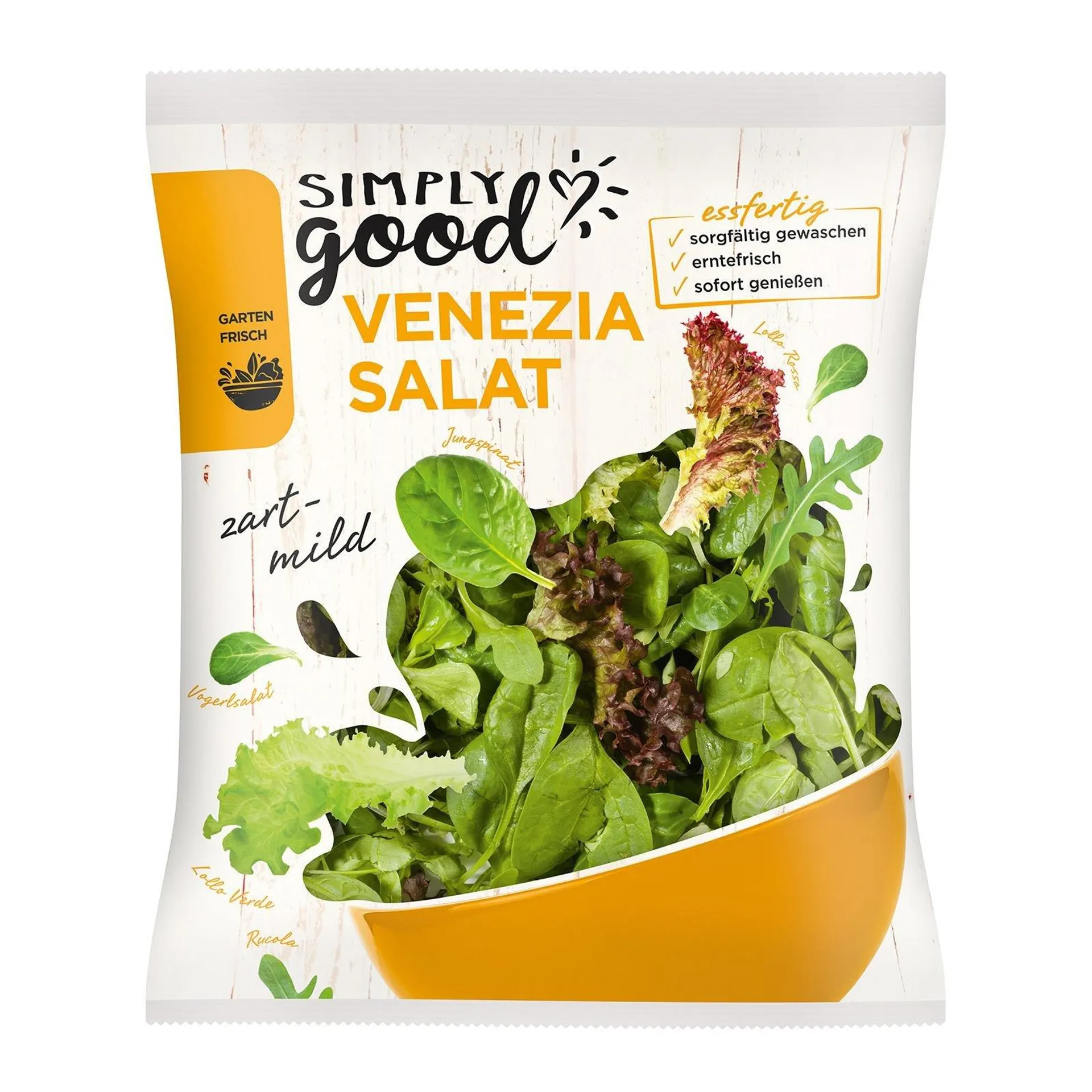 Salate verpackt