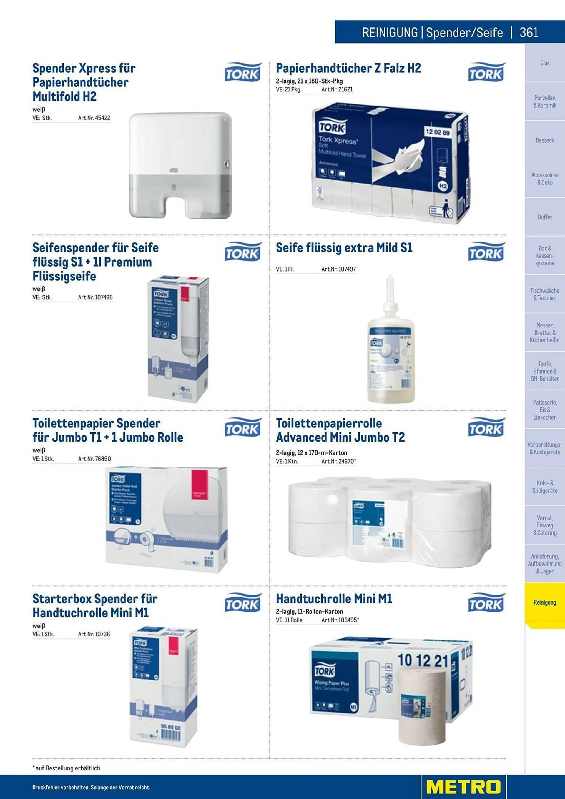 Metro Flugblatt von 22. Dezember bis 30. September 2024 - Flugblätt seite  361