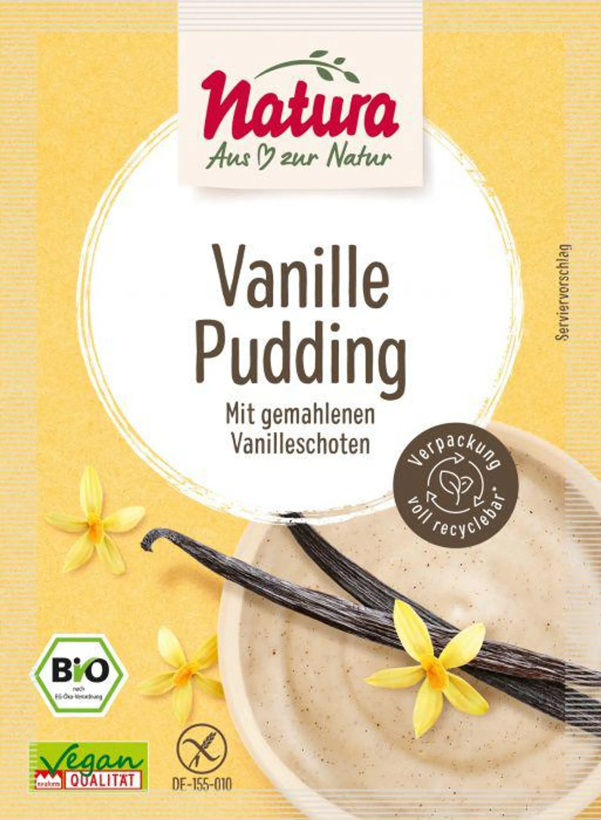 Natura Bio Bio Pudding Vanille 1St