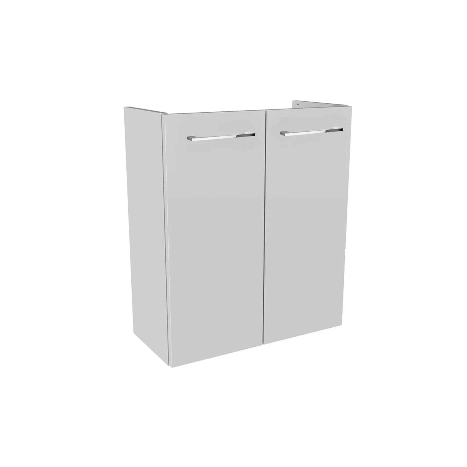 Fackelmann Gäste-WC Waschtischunterschrank SBC 520 x 600 x 243 mm Weiß