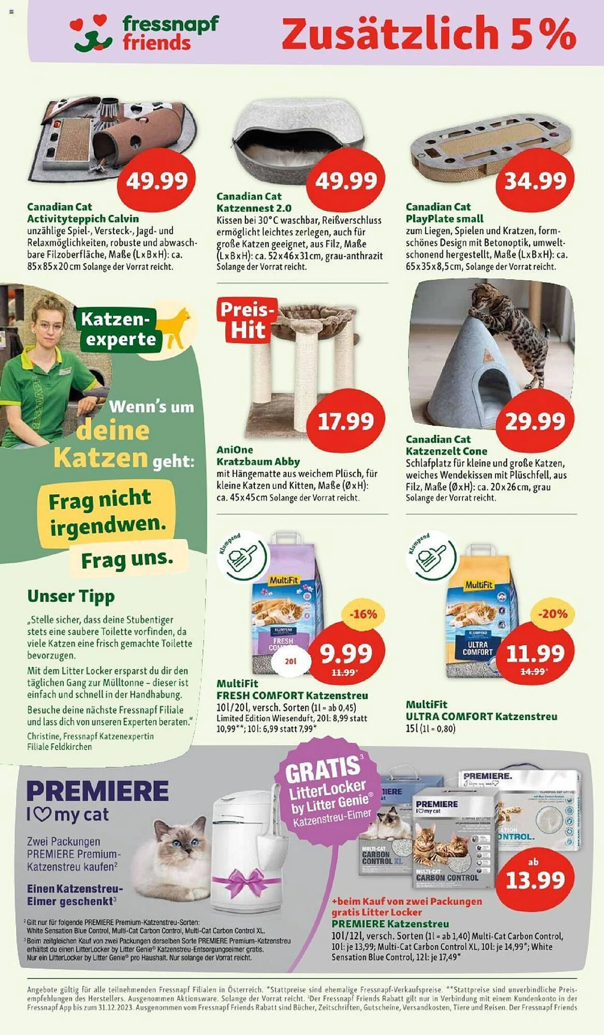 Fressnapf Flugblatt von 3. Oktober bis 7. Oktober 2023 - Flugblätt seite  6