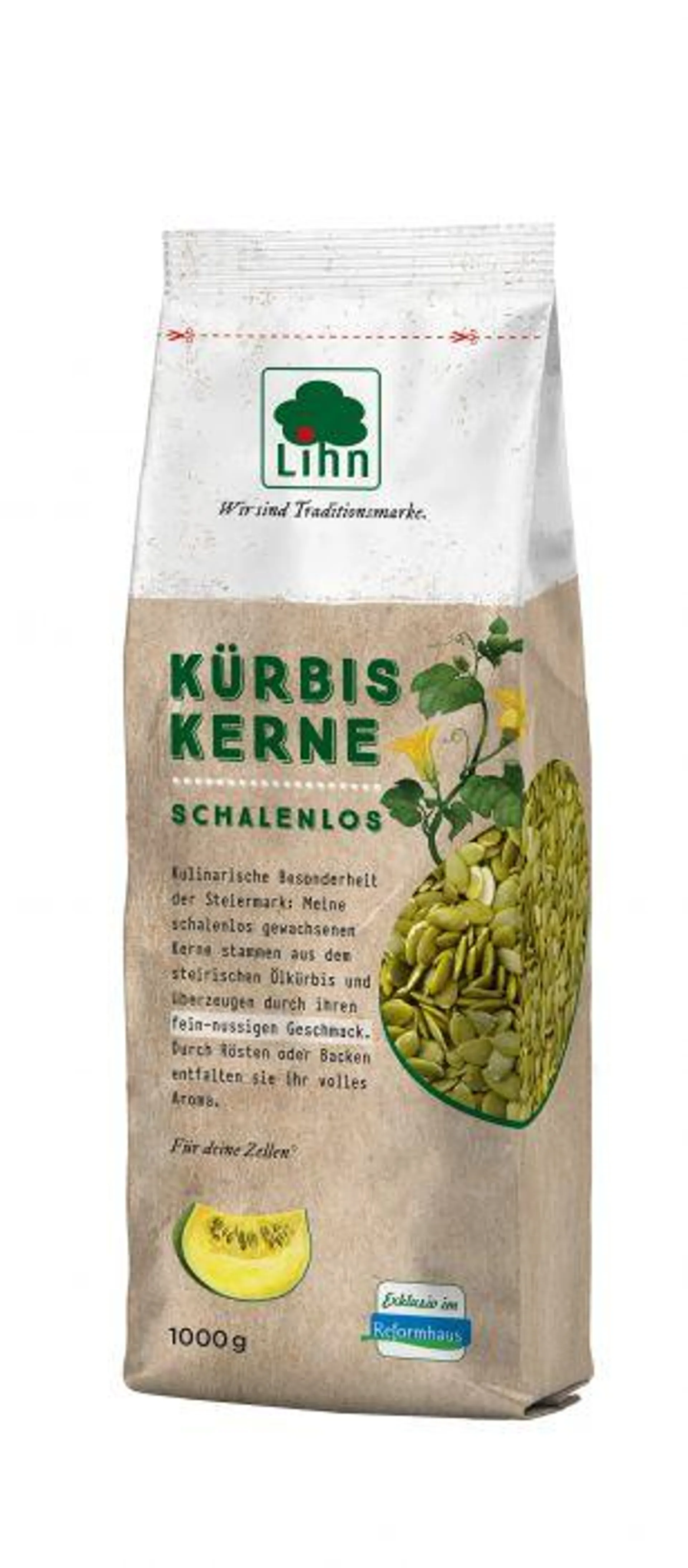 Lihn Kürbiskerne, schalenlos gewachsen 1000g