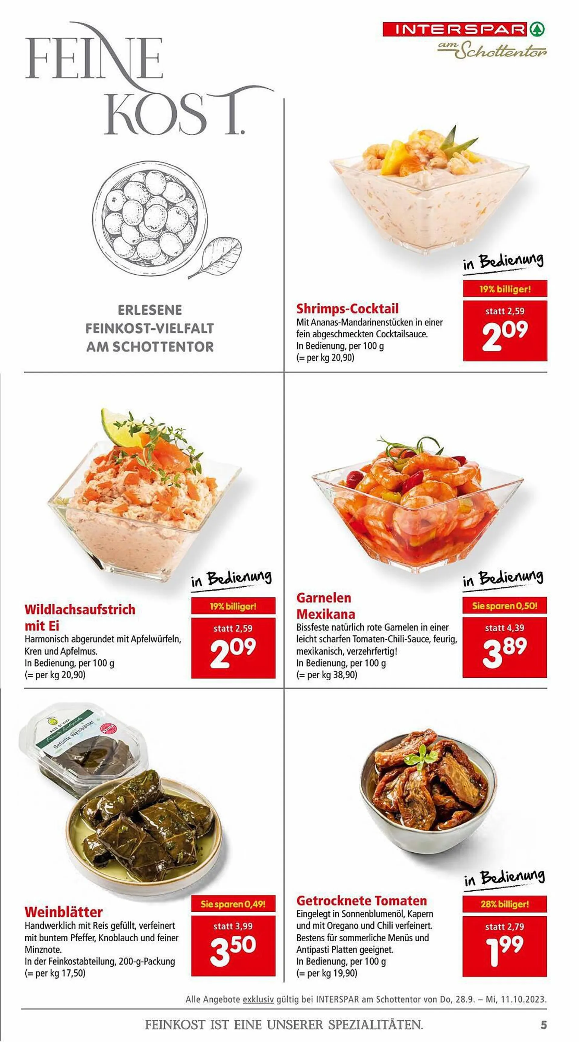 Interspar Flugblatt von 26. September bis 11. Oktober 2023 - Flugblätt seite  5