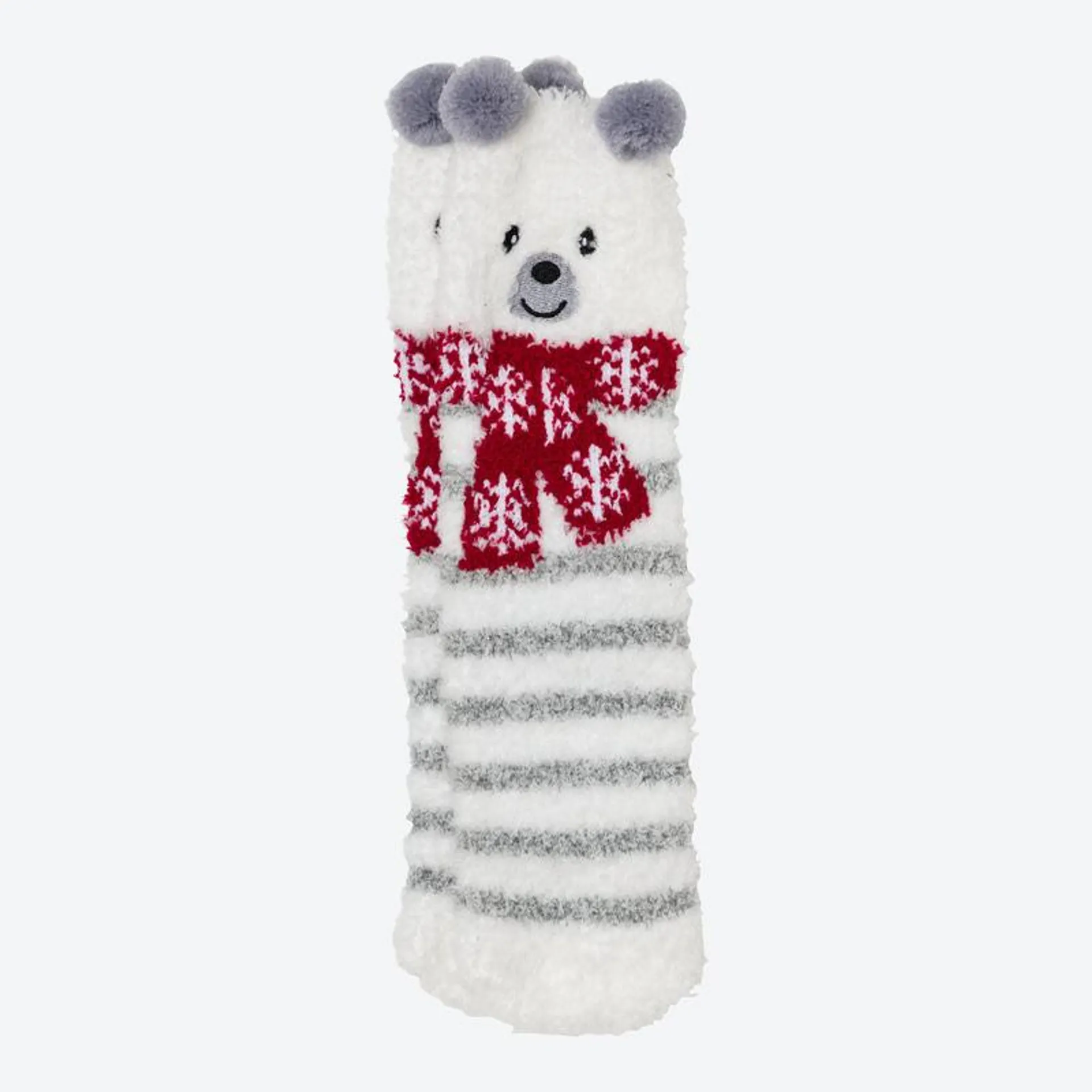 Damen-Kuschelsocken mit Stickerei