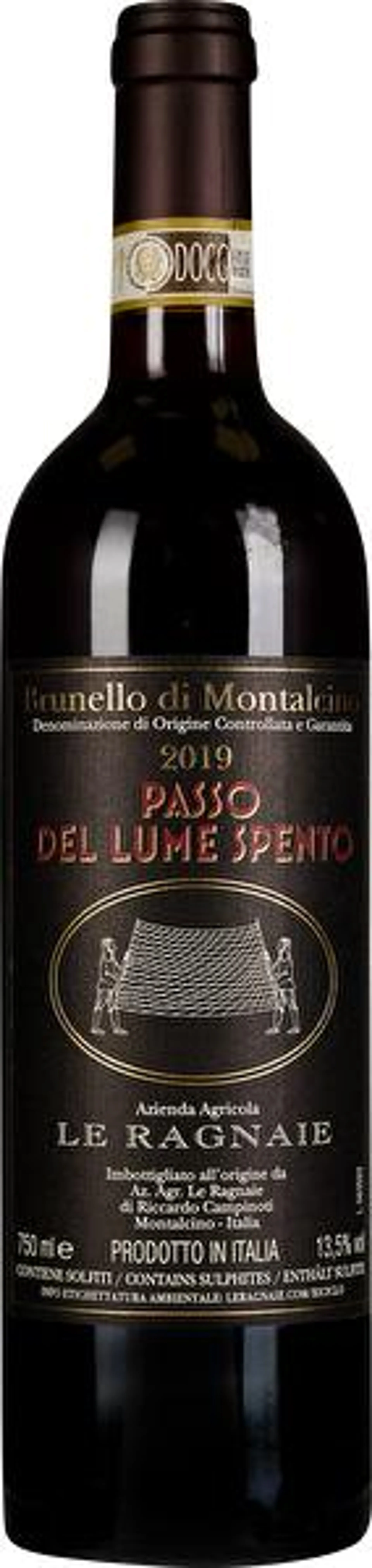 Brunello di Montalcino Passo del Lume Spento 2019