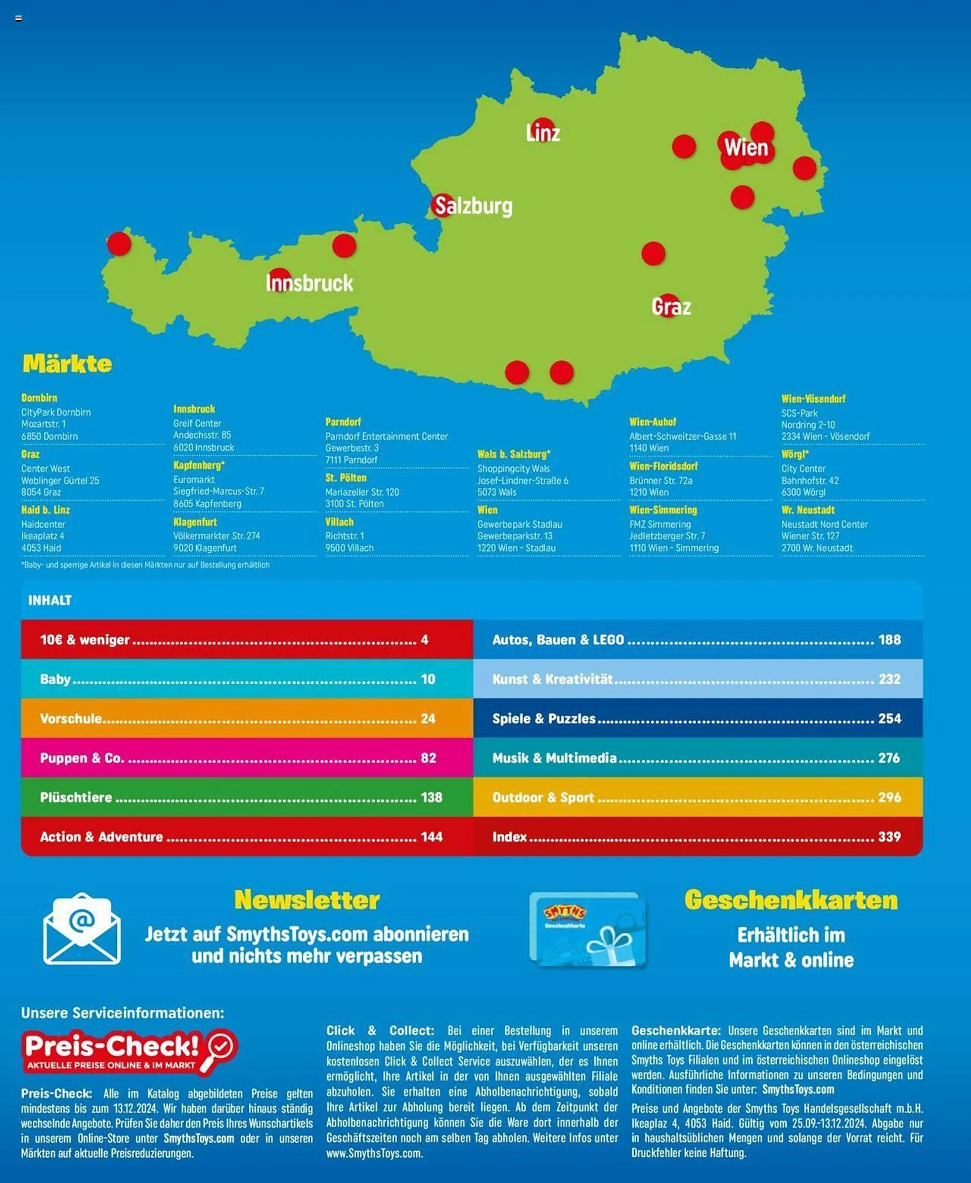 Smyths Toys Flugblatt von 25. September bis 13. Dezember 2024 - Flugblätt seite  2