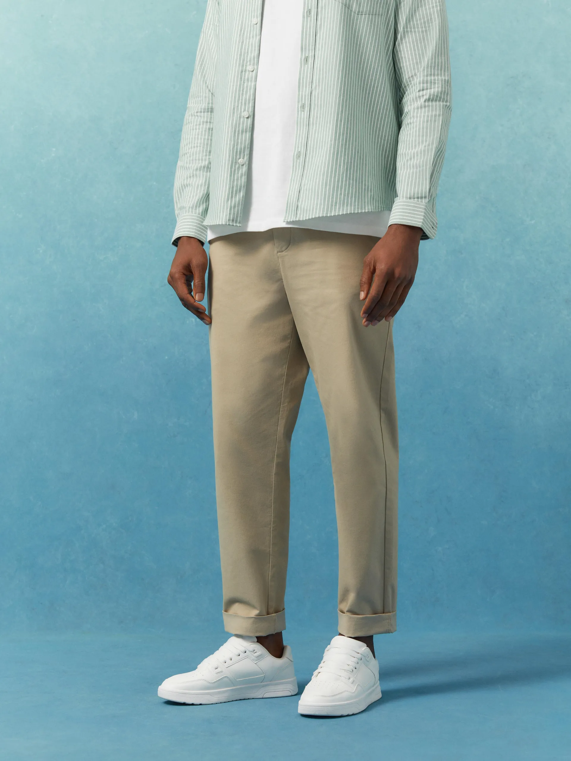 Straight Fit Chino Trousers