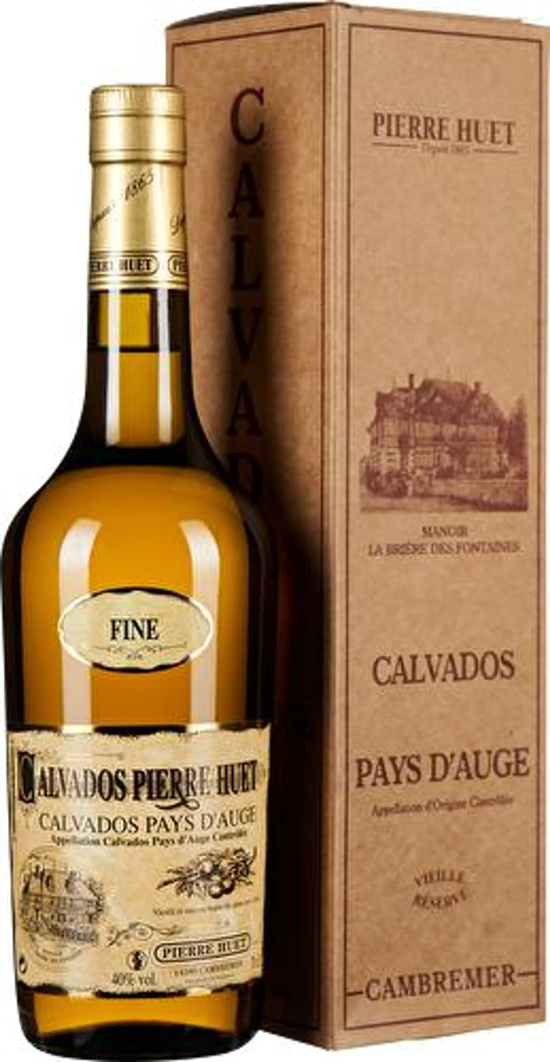 Calvados Fine 0,7 Liter im Geschenkkarton
