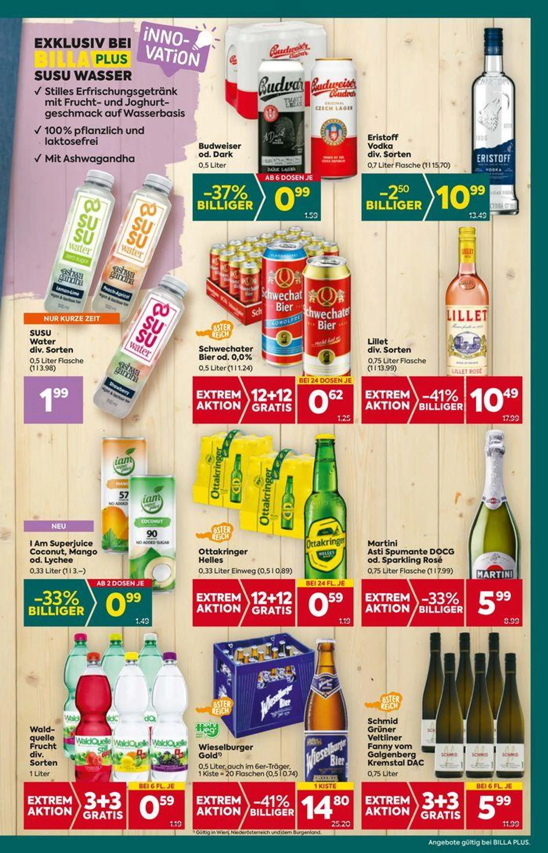 BILLA PLUS Flugblatt von 7. August bis 21. August 2024 - Flugblätt seite  15