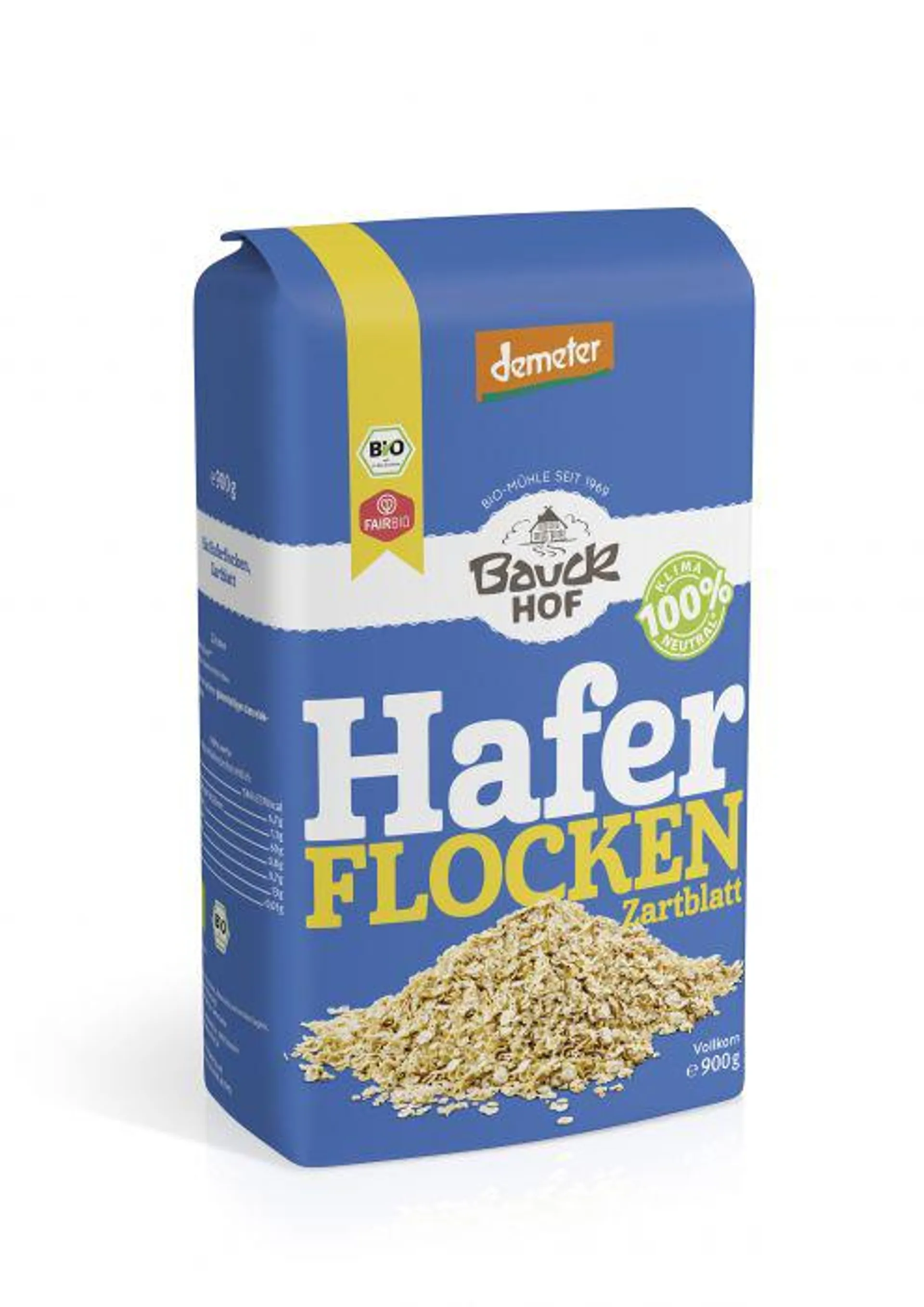 Bauckhof Haferflocken Zartblatt Demeter 900g