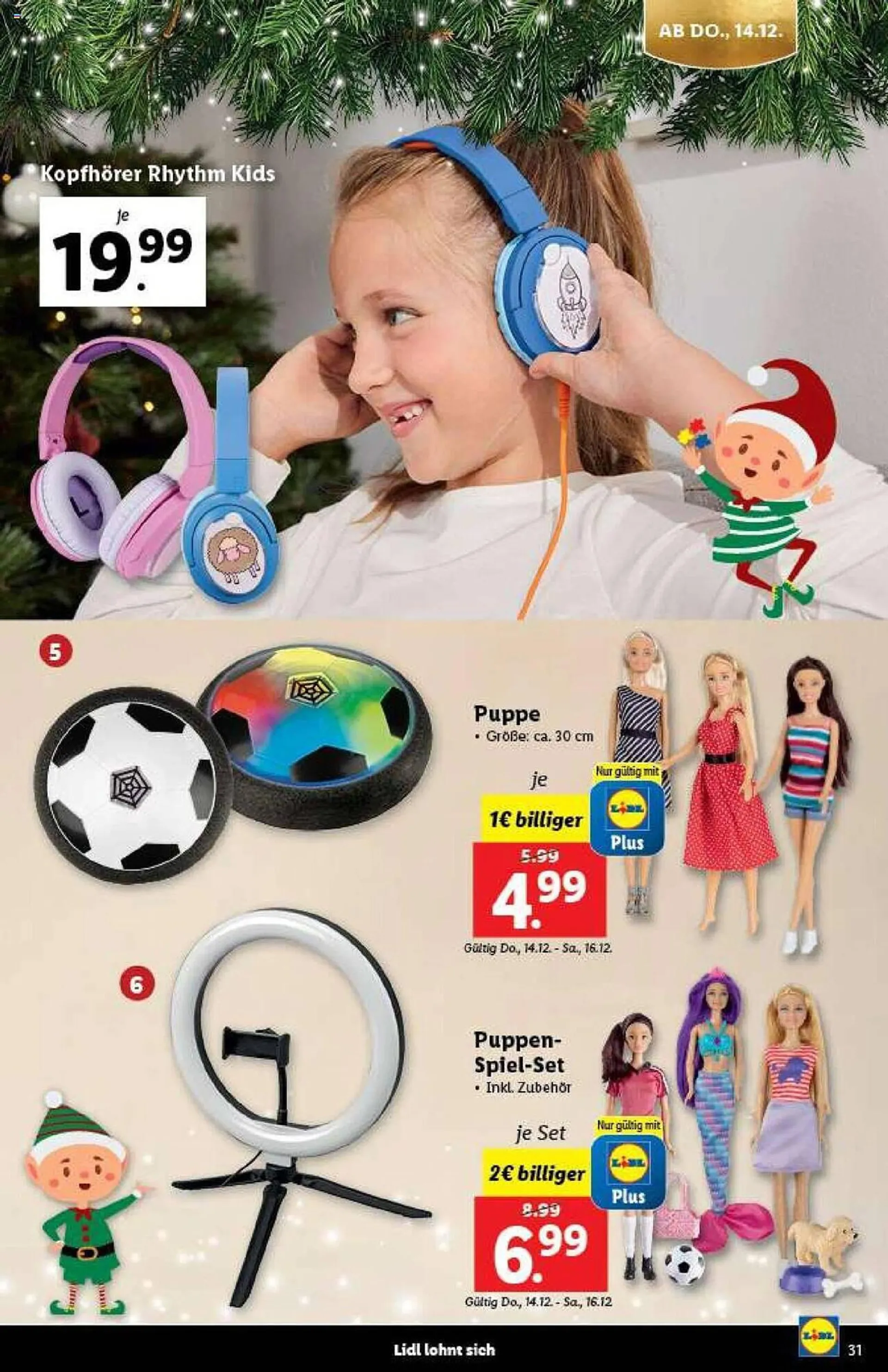 Lidl Flugblatt von 30. Oktober bis 14. Dezember 2023 - Flugblätt seite  31