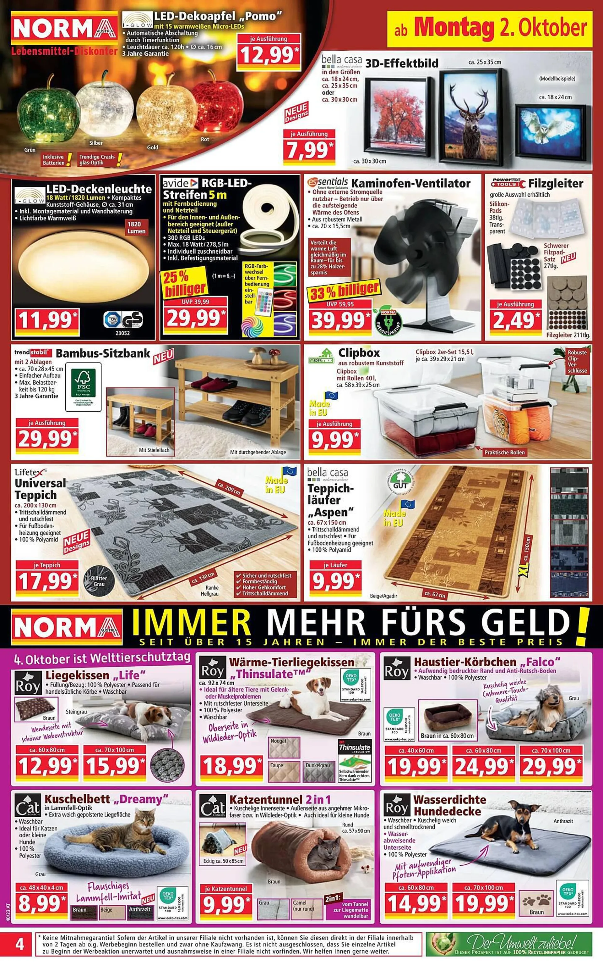 Norma Flugblatt von 2. Oktober bis 7. Oktober 2023 - Flugblätt seite  4