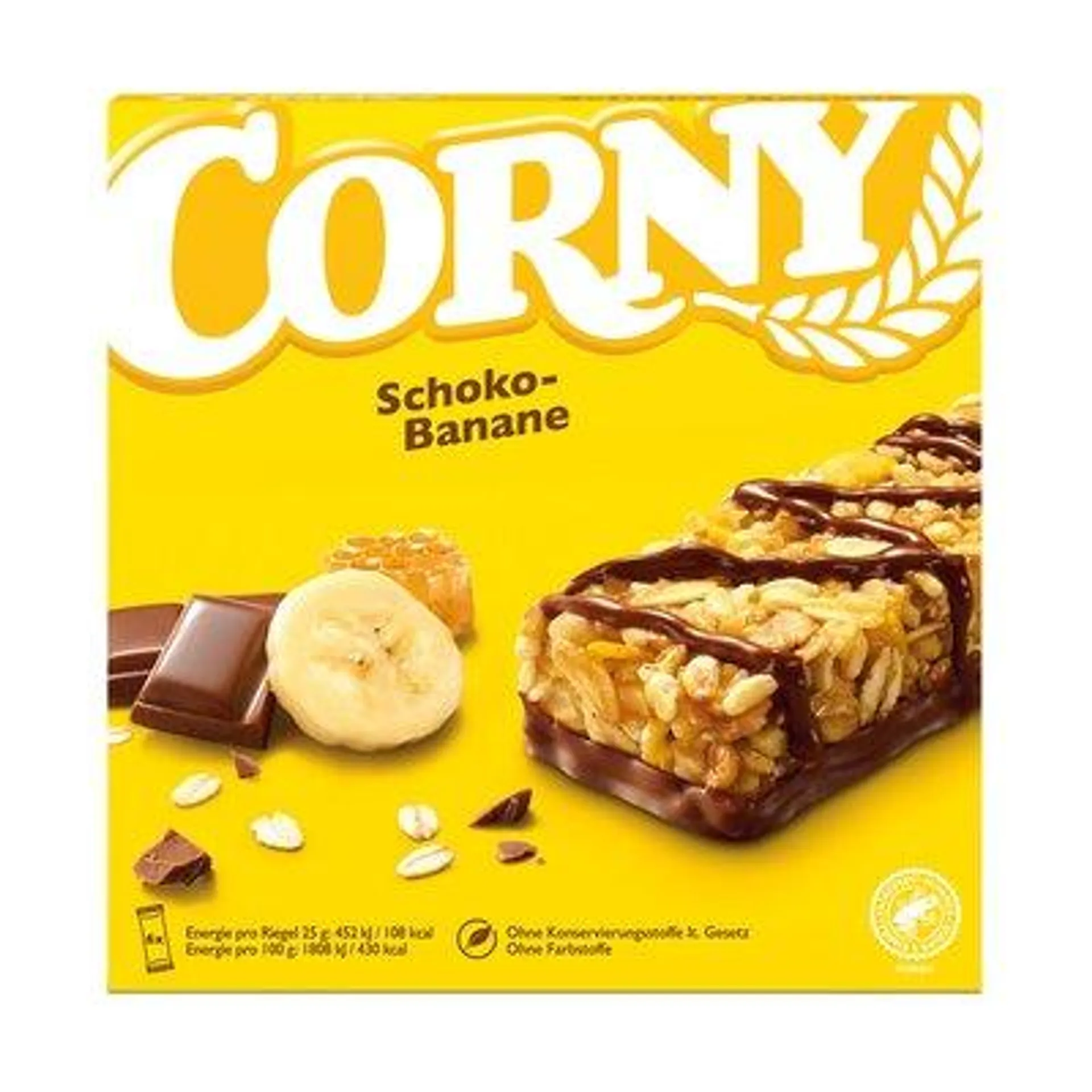 Corny Schoko-Bananemüsliriegel