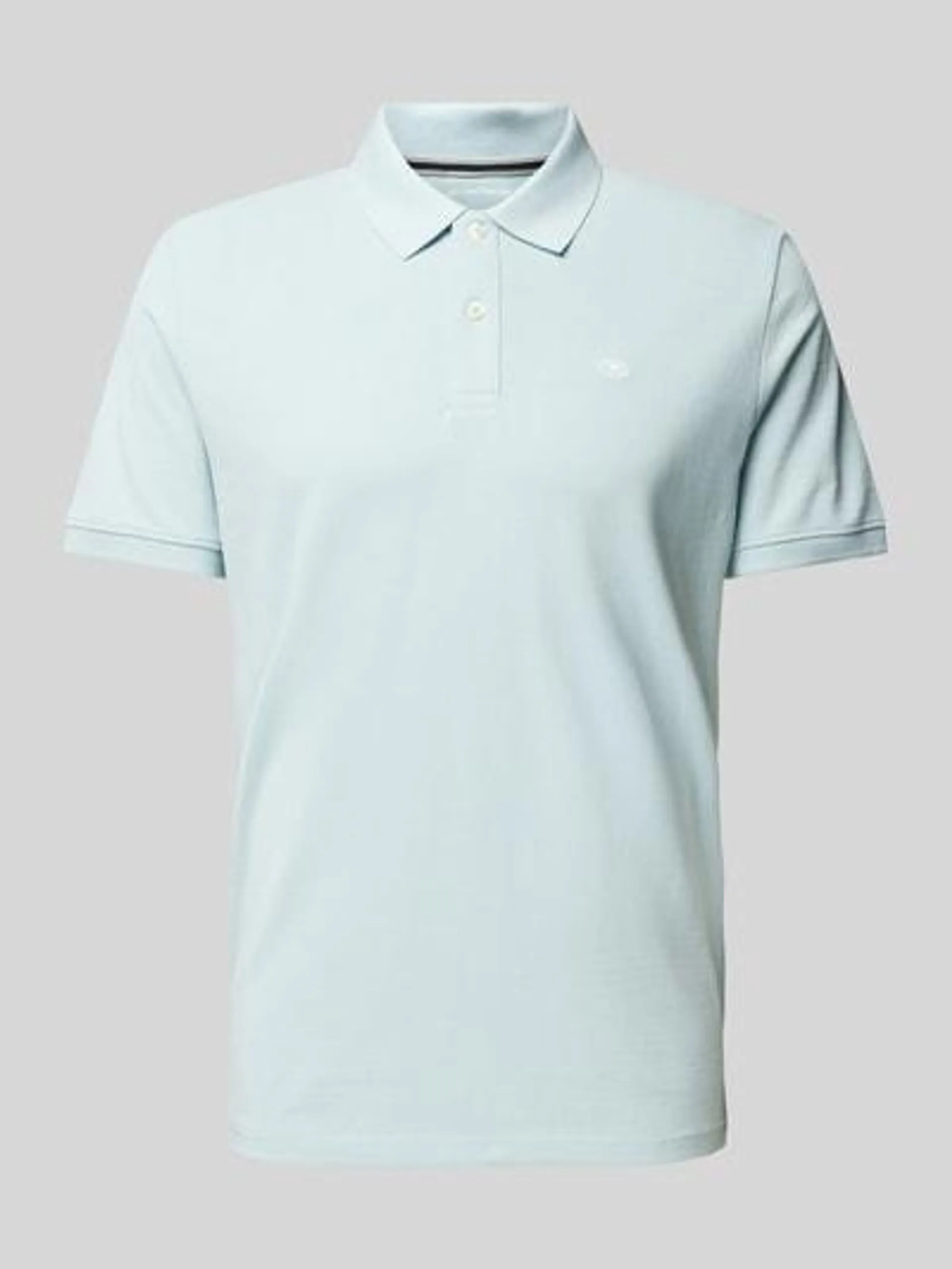 Poloshirt mit Label-Detail in mint