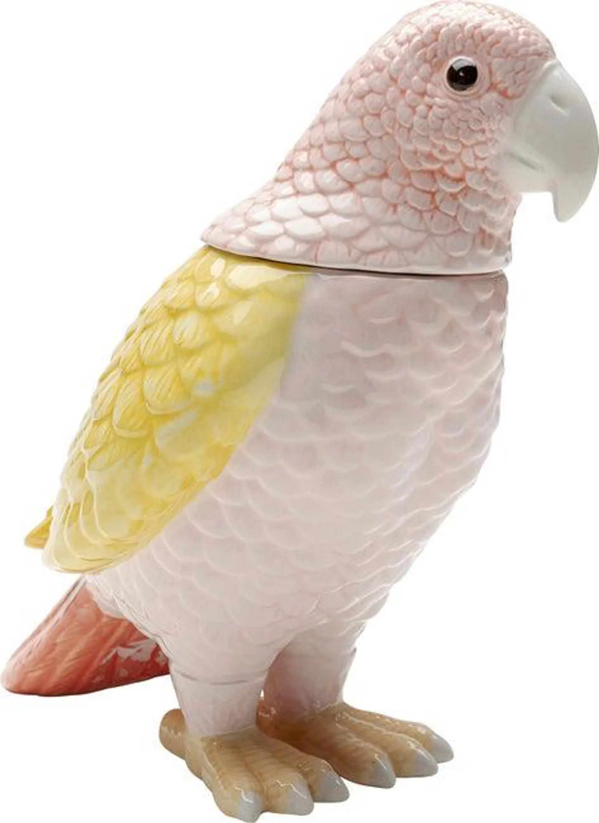 Deko Dose Exotic Bird Giallo 23cm