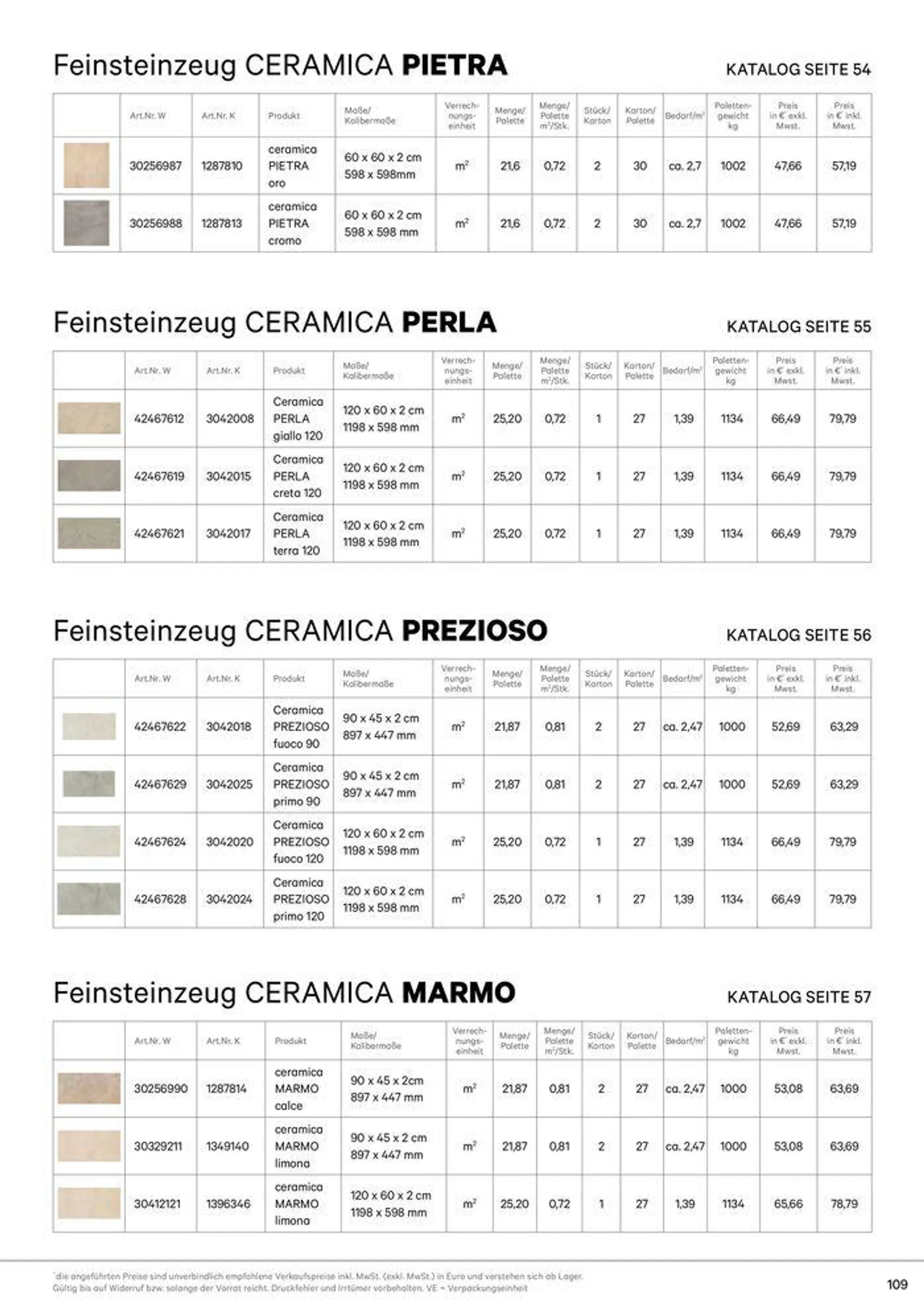 Casafino Katalog von 1. Februar bis 31. Dezember 2024 - Flugblätt seite  109