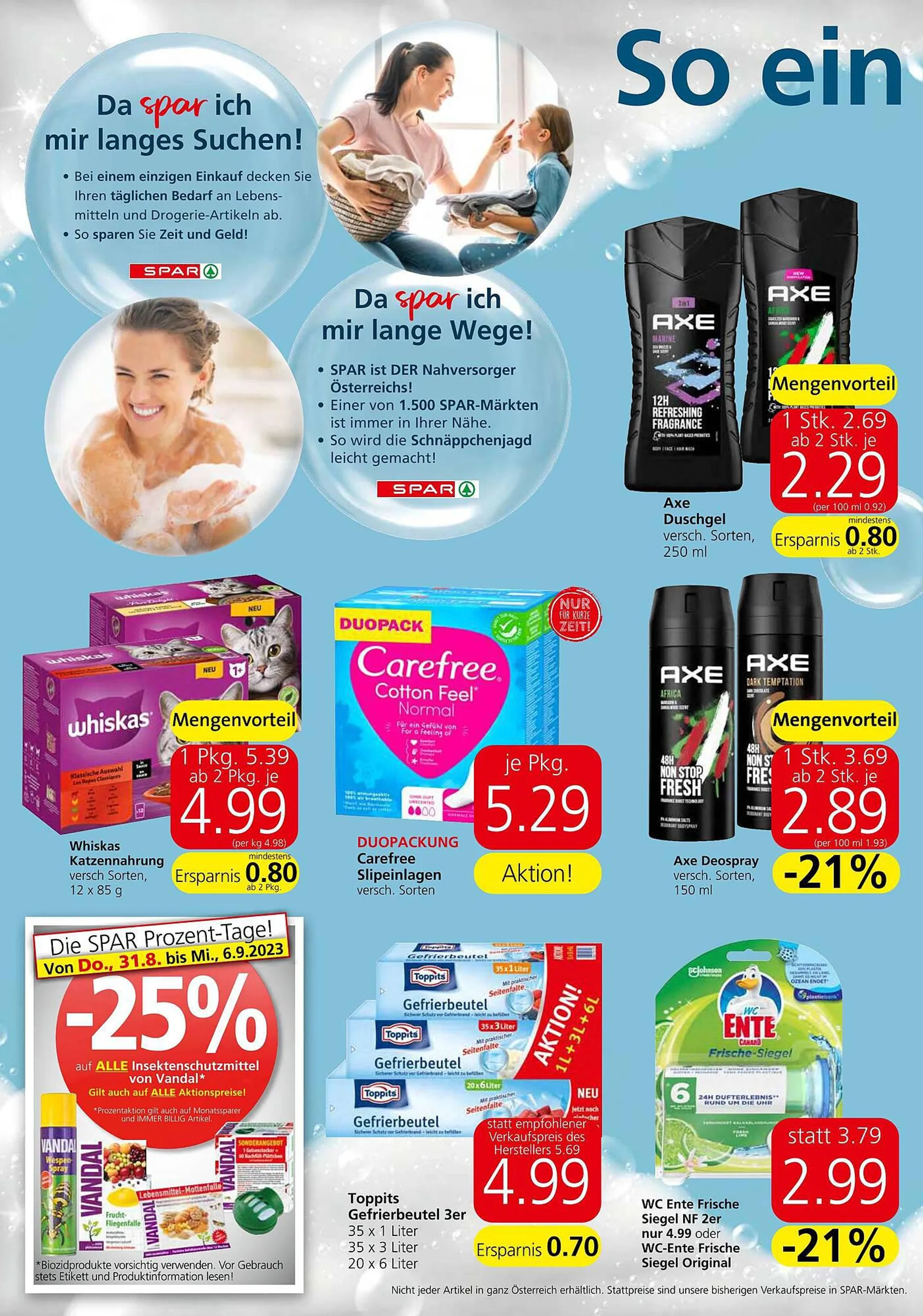 Spar Flugblatt von 31. August bis 13. September 2023 - Flugblätt seite  18