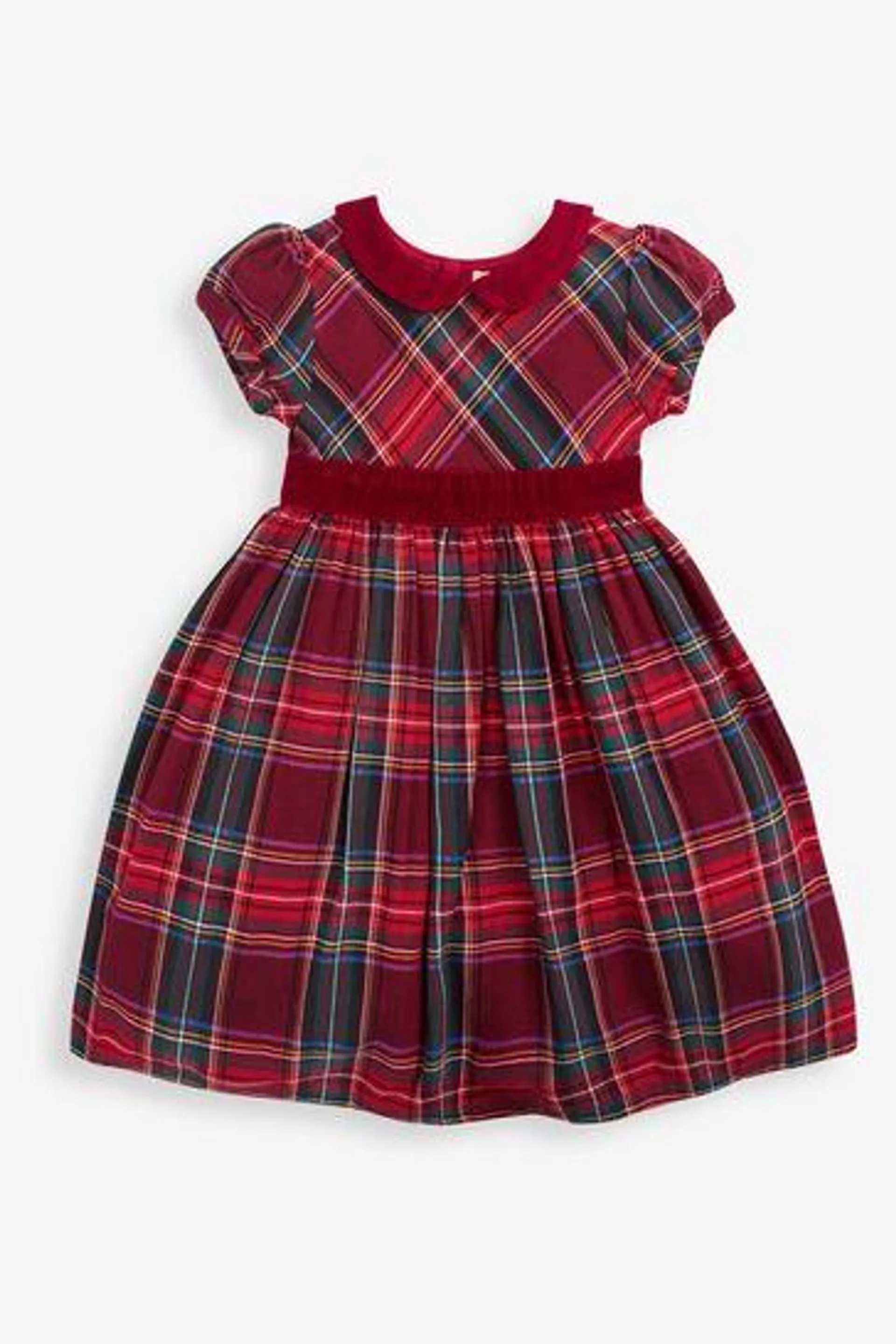 Jojo Maman Bébé Partykleid mit Karomuster