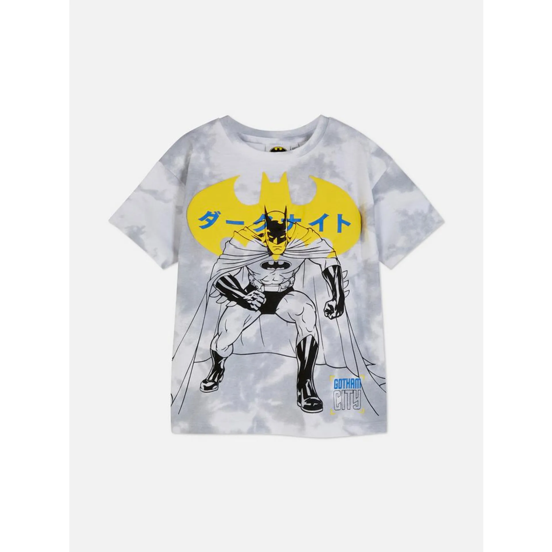 „Batman“ T-Shirt in Batikoptik